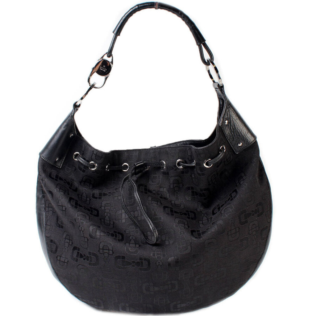【R出品】 179778 Horsebit Canvas Hobo