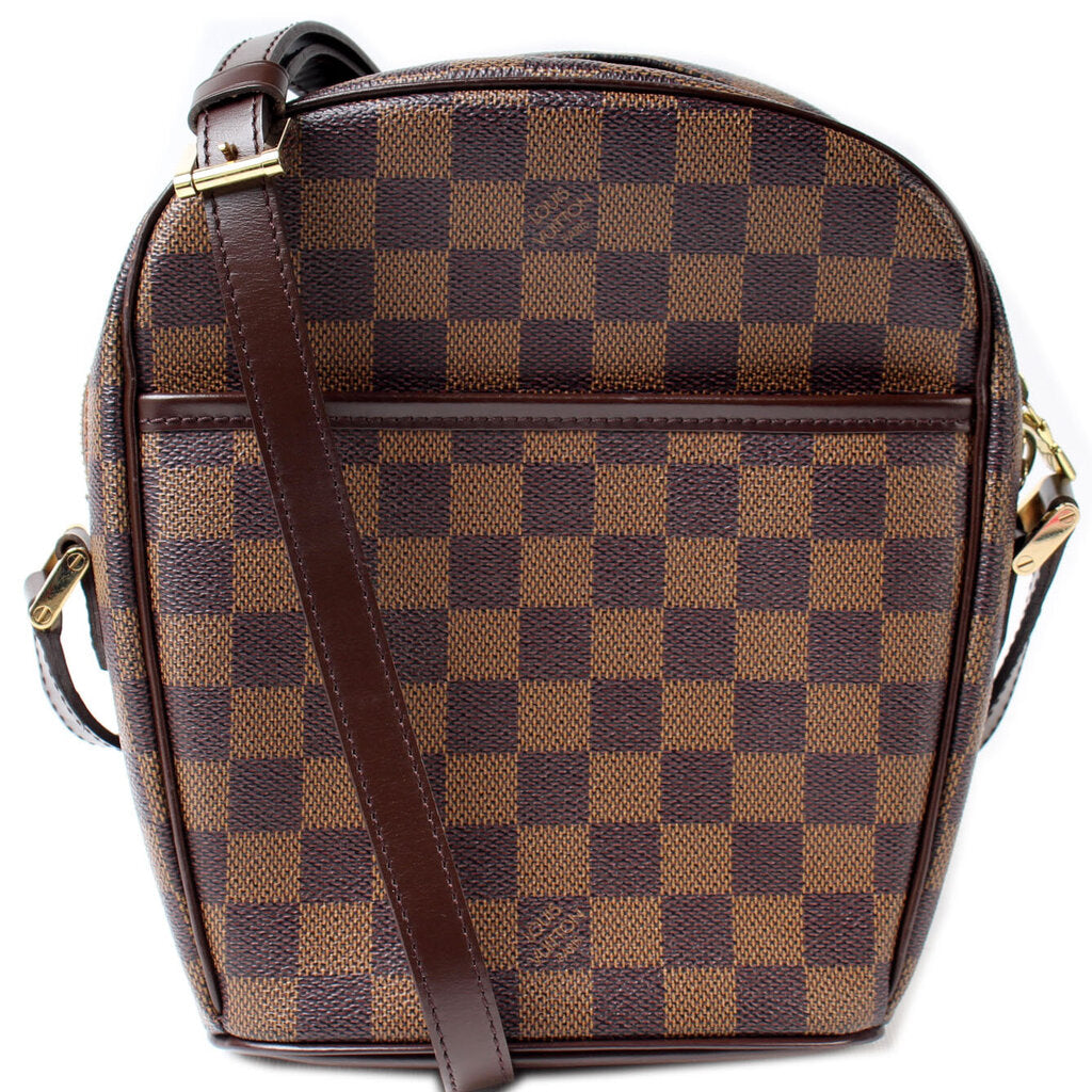 Louis Vuitton Ipanema GM Damier Ebene Crossbody Bag Brown