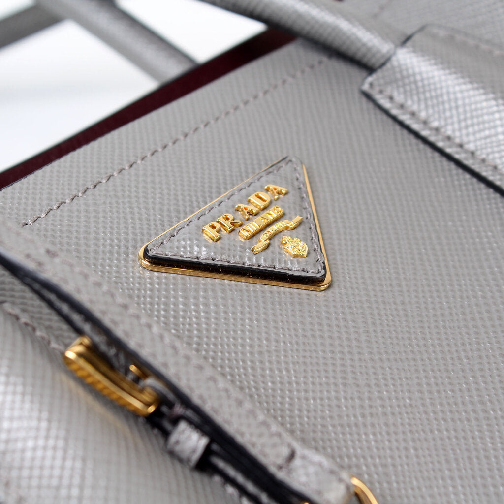 Saffiano Cuir Double Medium – Keeks Designer Handbags