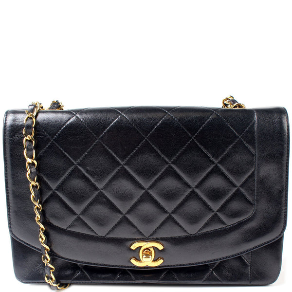 Diana Flap Small Lambskin 4M – Keeks Designer Handbags