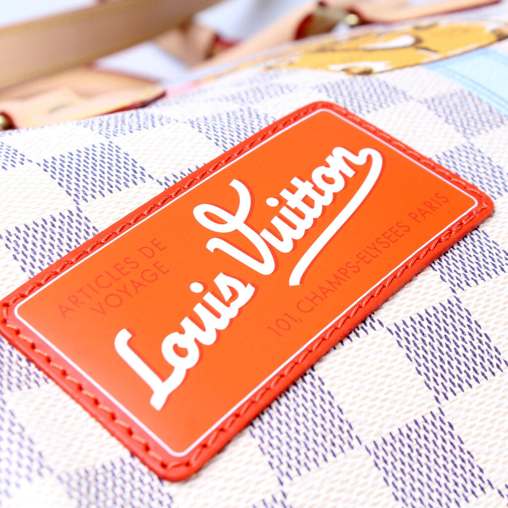 Lot - Louis Vuitton Speedy 30 Monogram Summer Trunks