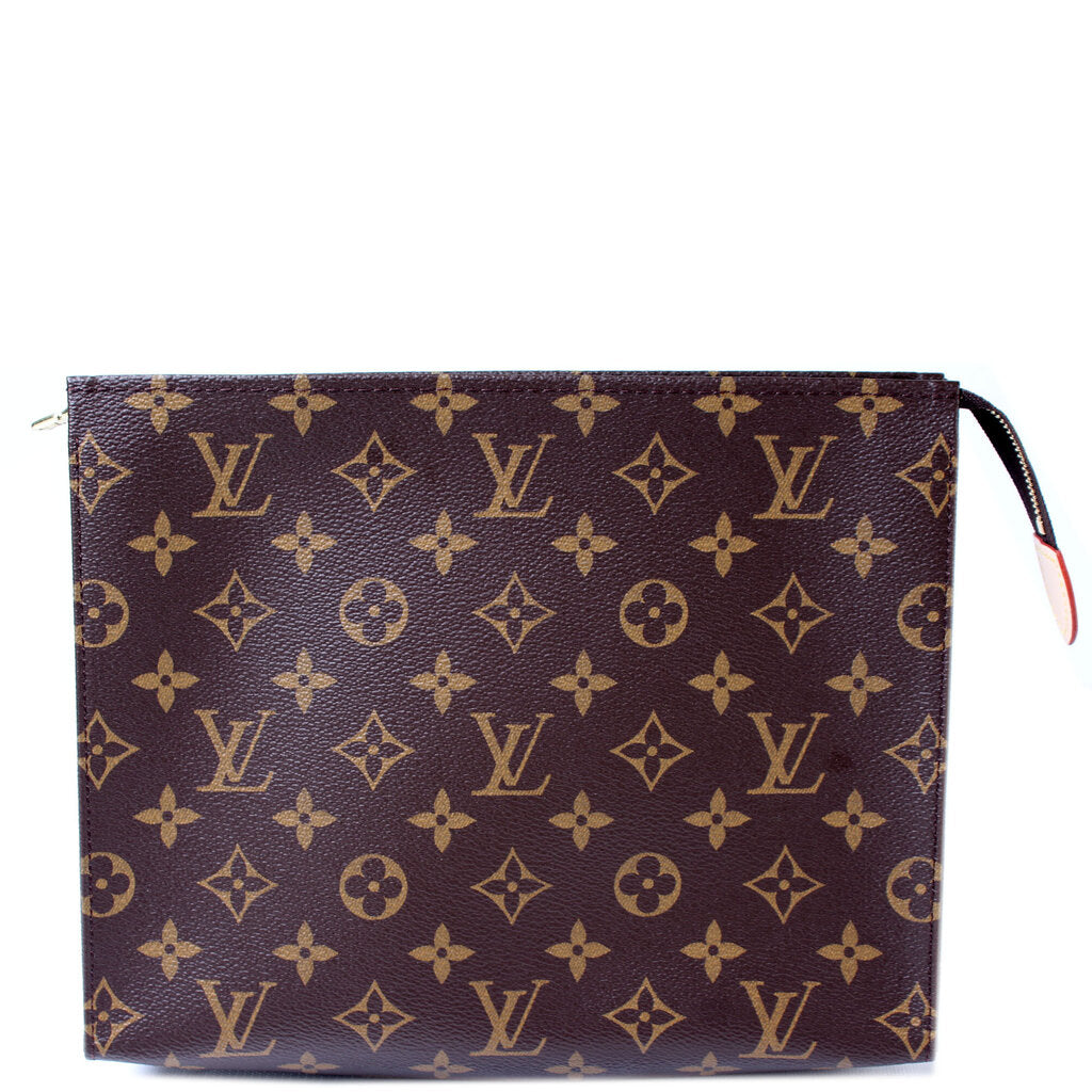 Toiletry Pouch 26 Monogram – Keeks Designer Handbags