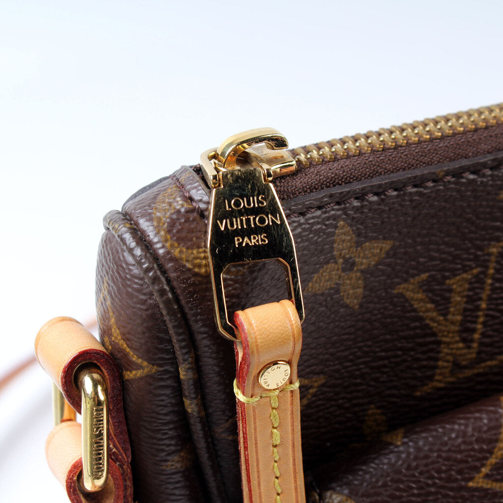 Louis Vuitton Mabillon Shoulder Bag Monogram Canvas Brown 1640031