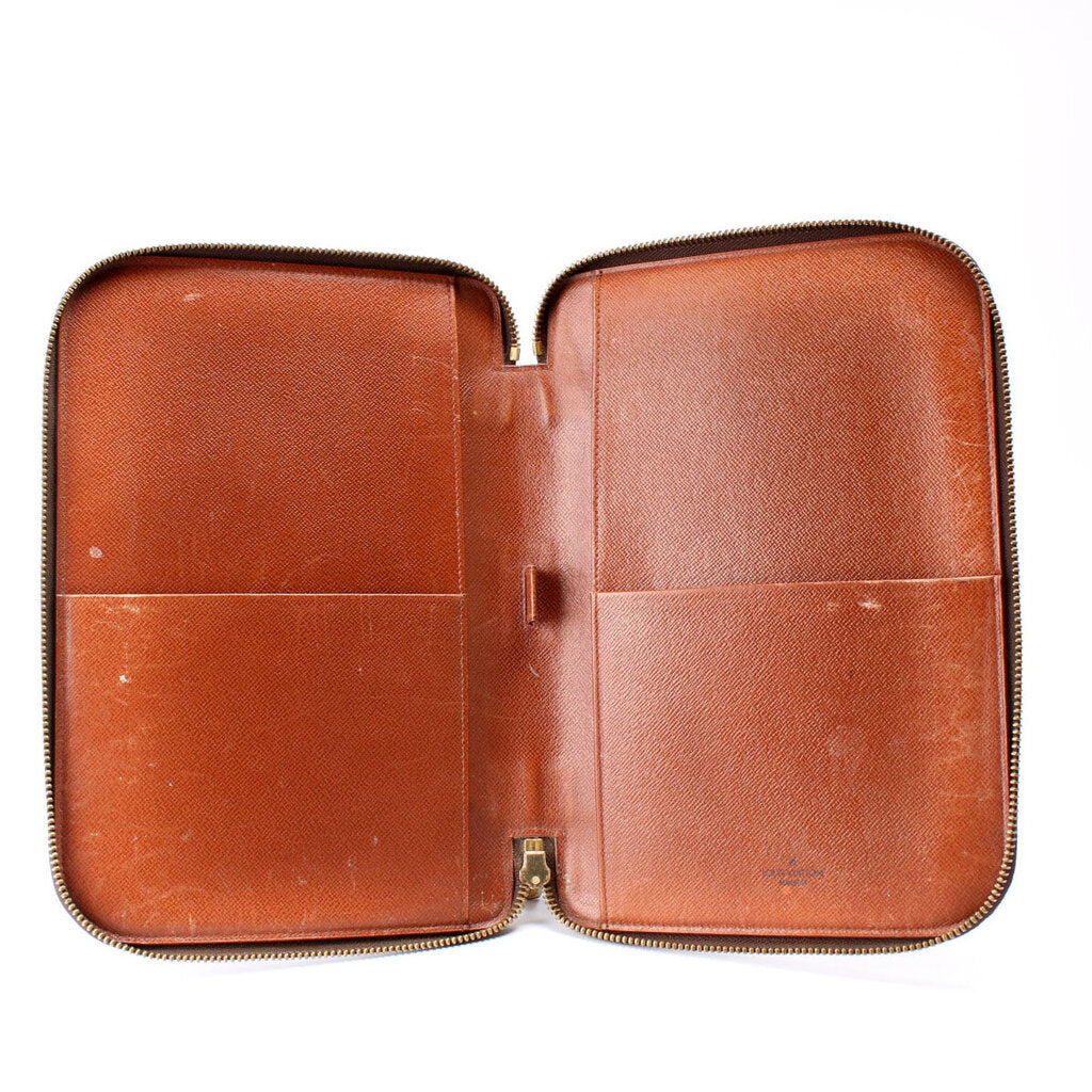 Vintage Zippy Agenda Cover Monogram – Keeks Designer Handbags