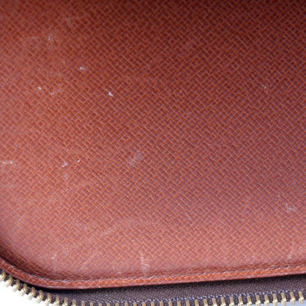 Desk Agenda Zip Around Vintage Licensed Monogram – Keeks Designer Handbags