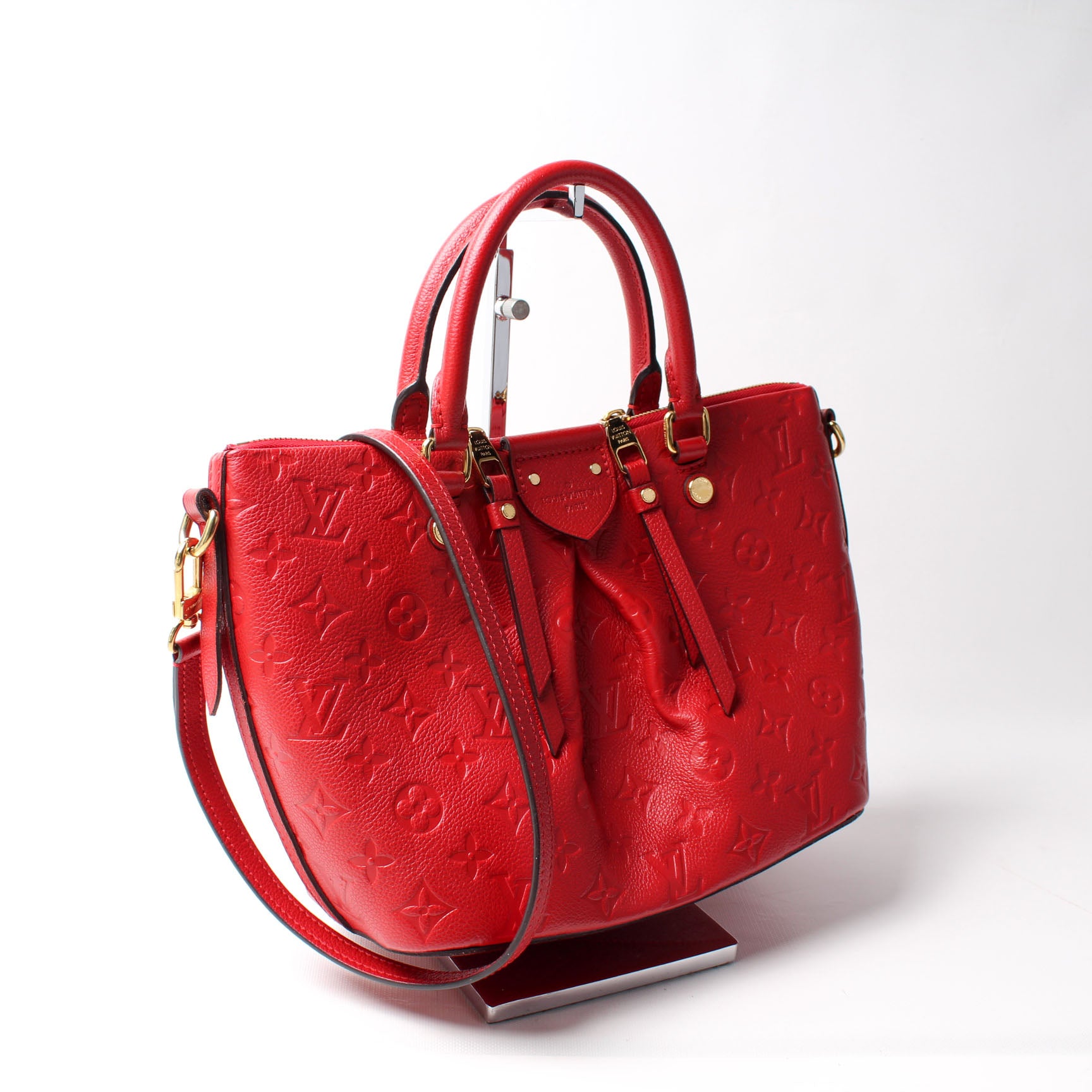 Louis Vuitton Monogram Empreinte Mazarine PM - Red Handle Bags