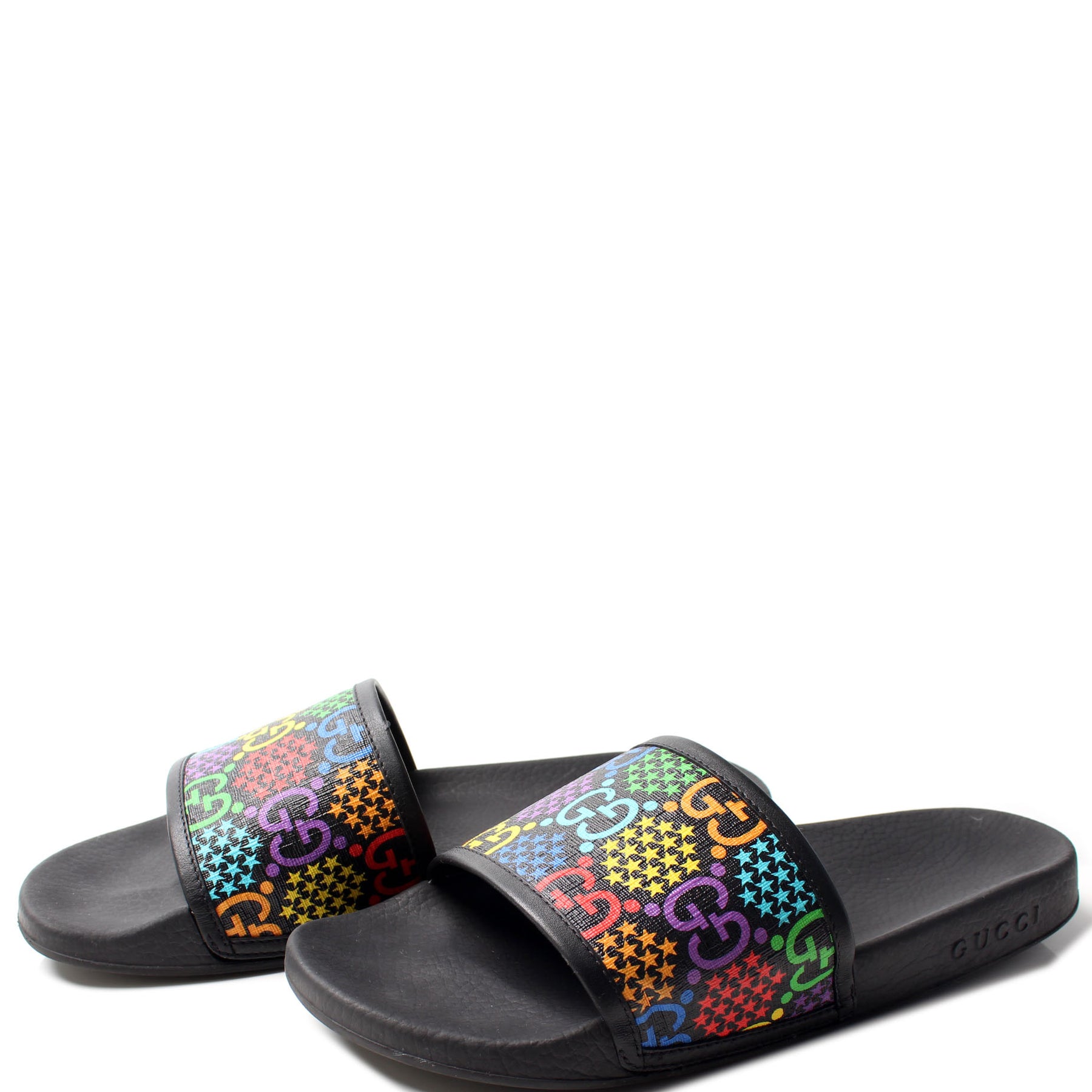 Gucci psychedelic 2024 slides womens