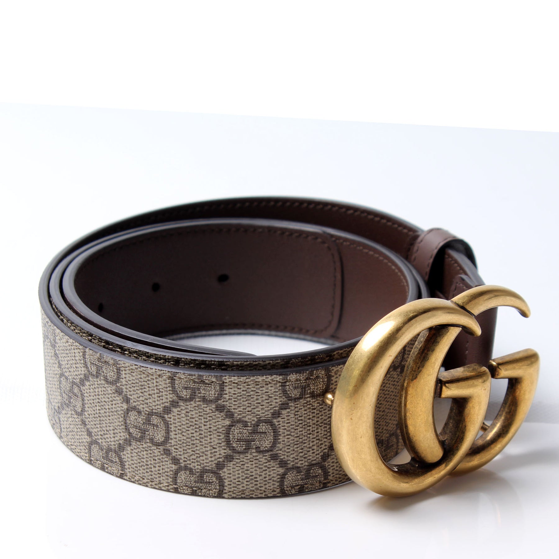 400593 Marmont GG Supreme Belt Size 95 / 38 – Keeks Designer Handbags