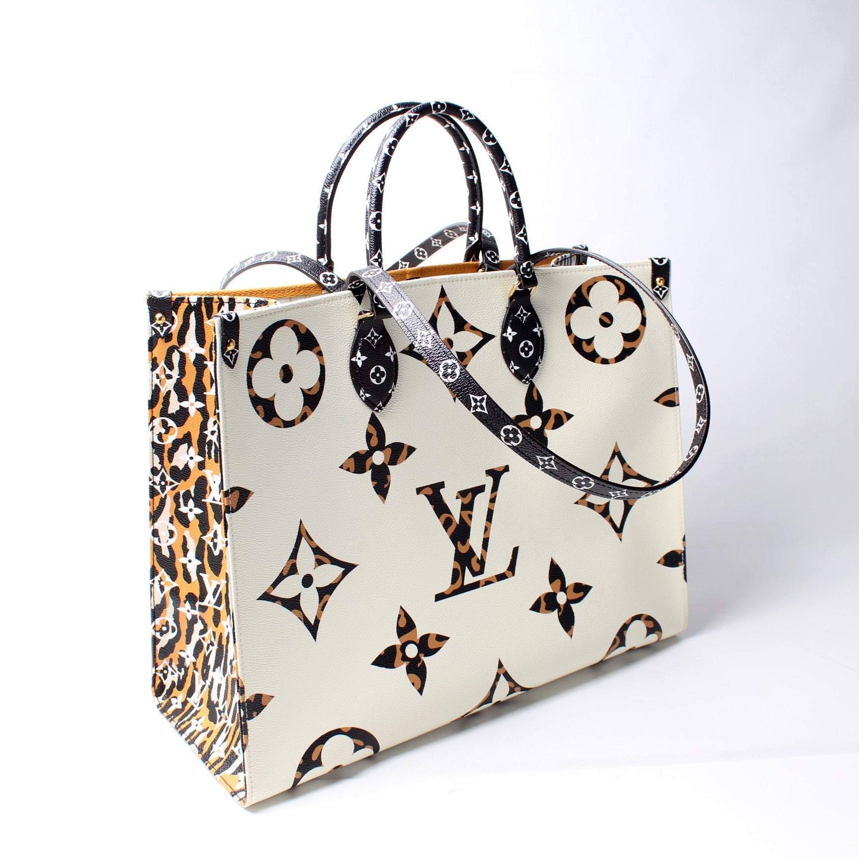 Authentic Louis Vuitton OnTheGo GM Jungle Tote Bag