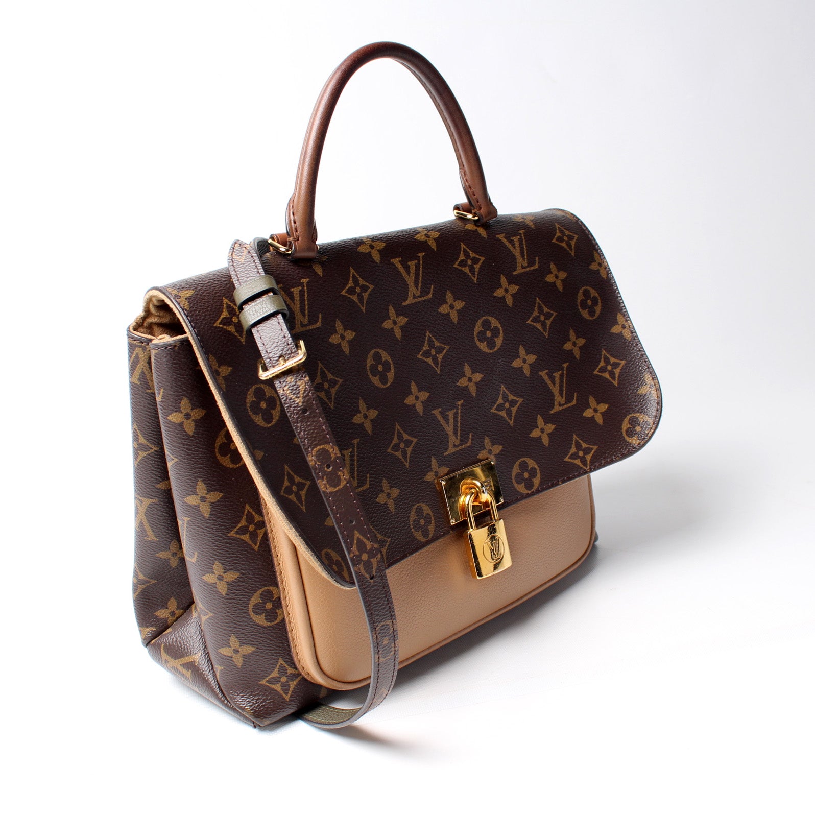 Louis Vuitton Monogram Canvas/Sesame Marignan Messenger Bag, Designer  Brand, Authentic Louis Vuitton