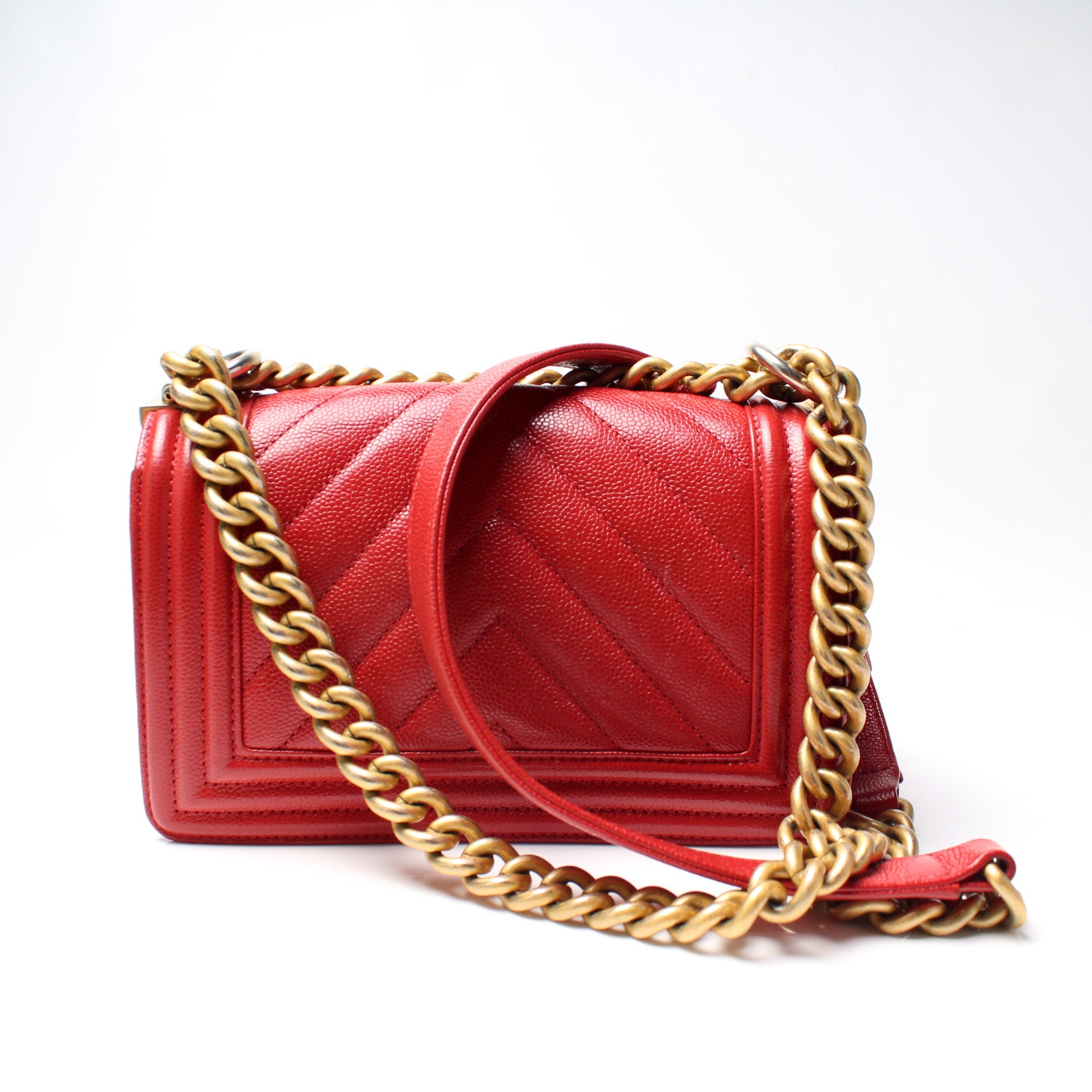 Boy Flap Small Caviar 25M – Keeks Designer Handbags