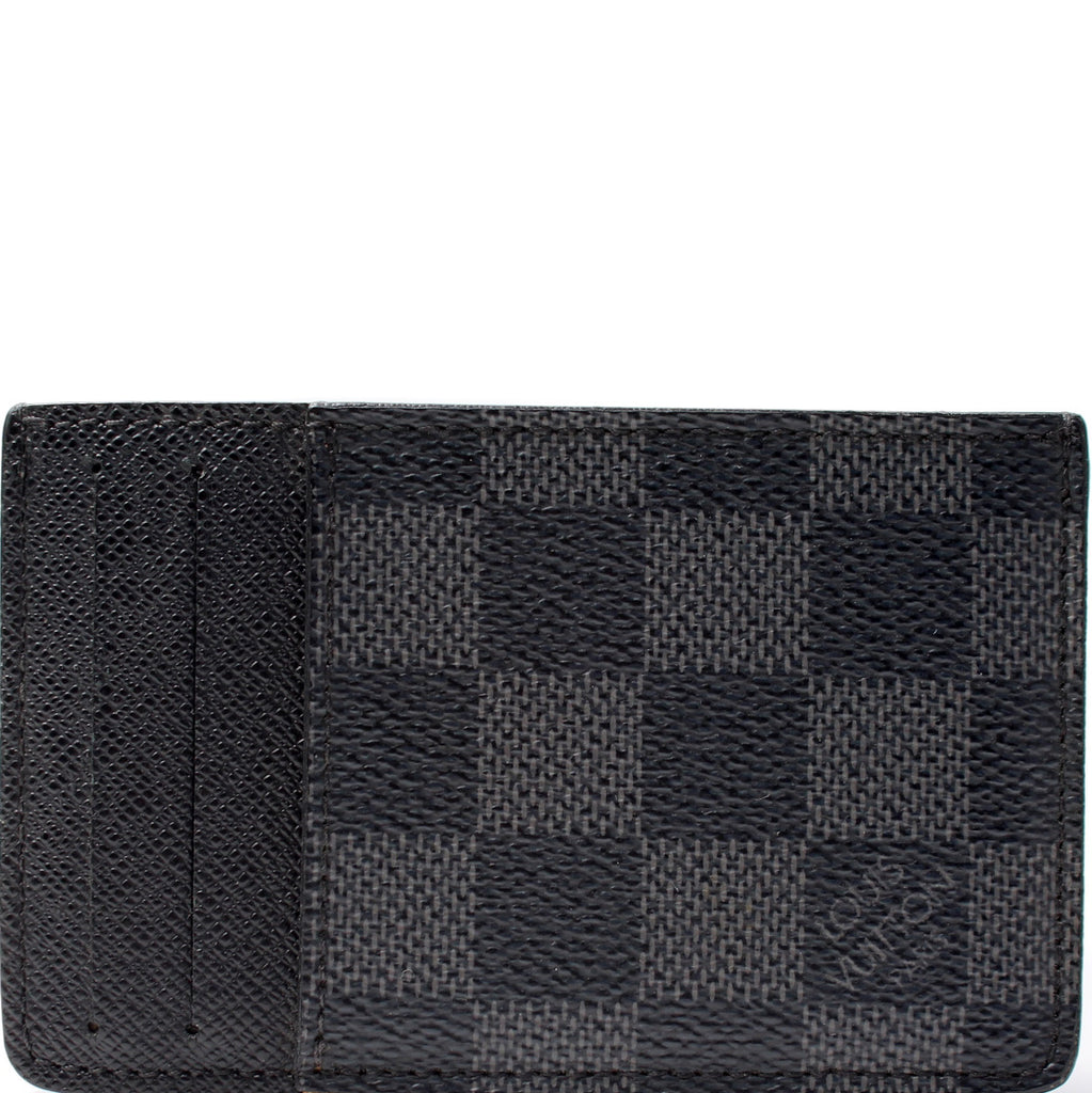 Louis Vuitton - Authenticated Coin Card Holder Small Bag - Leather Black for Men, Good Condition