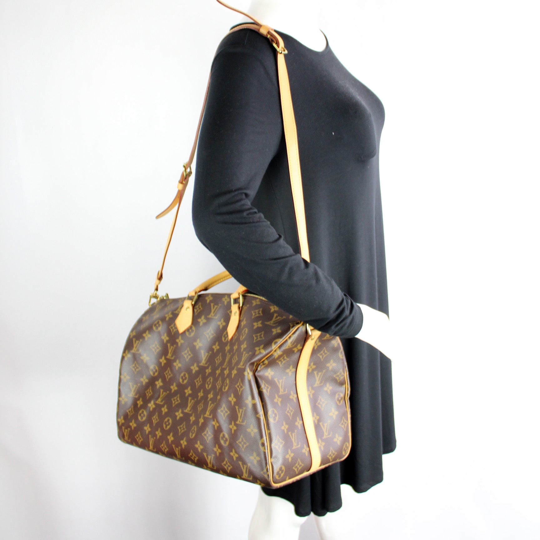Louis Vuitton Monogram Speedy Bandouliere 40 - Brown Handle Bags, Handbags  - LOU794890