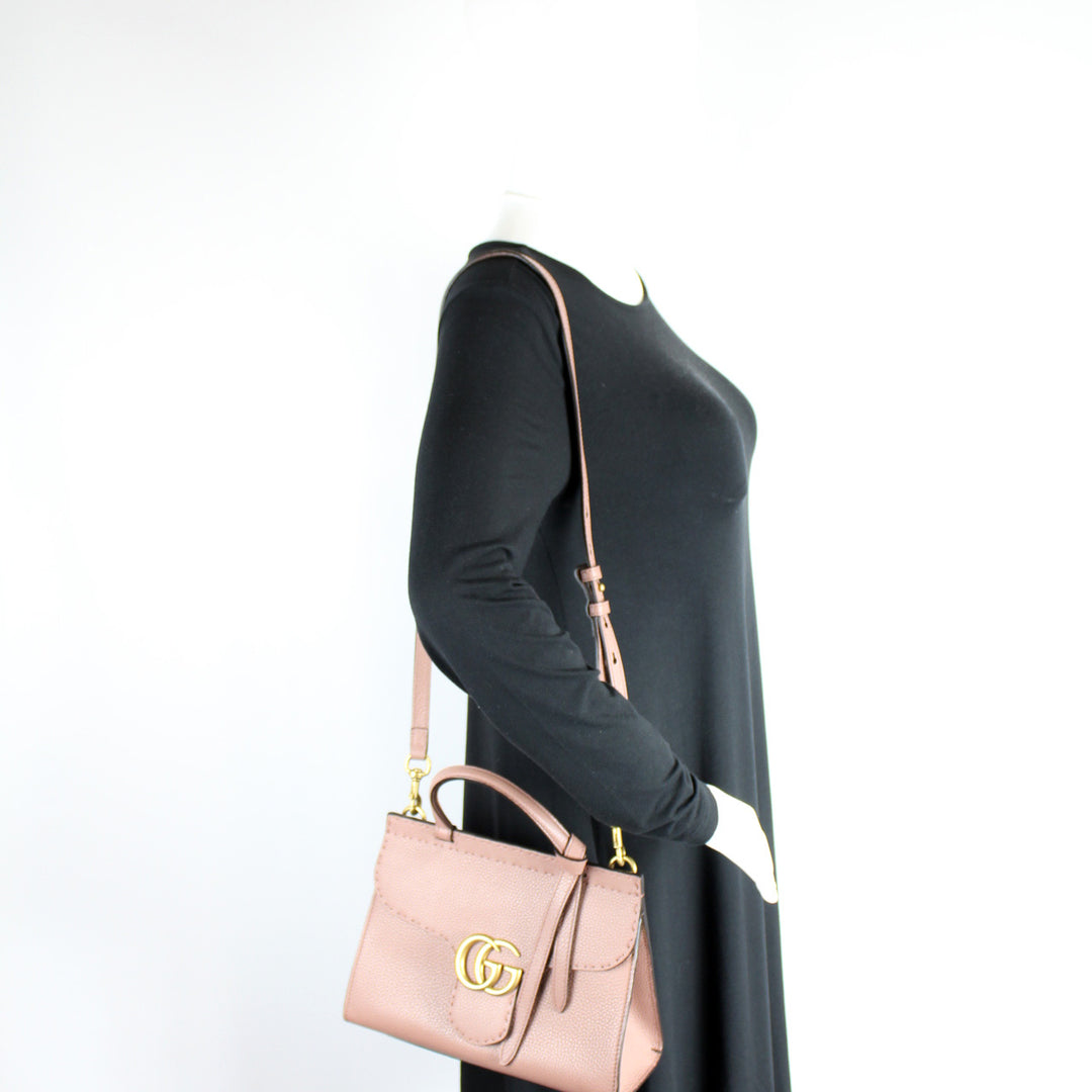 GUCCIハンドバッグ 442622 Mini Marmont Top Handle
