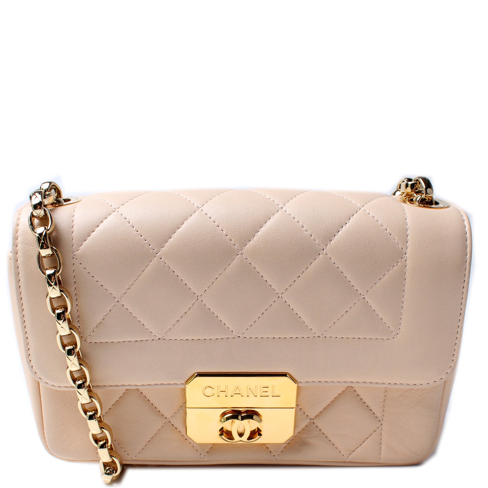 Chanel Classic M/L Medium Double Flap Purple Caviar Gold Hardware