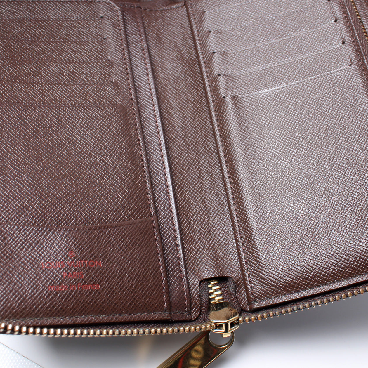 Louis Vuitton Damier Ebene Zippy Compact Wallet 577139