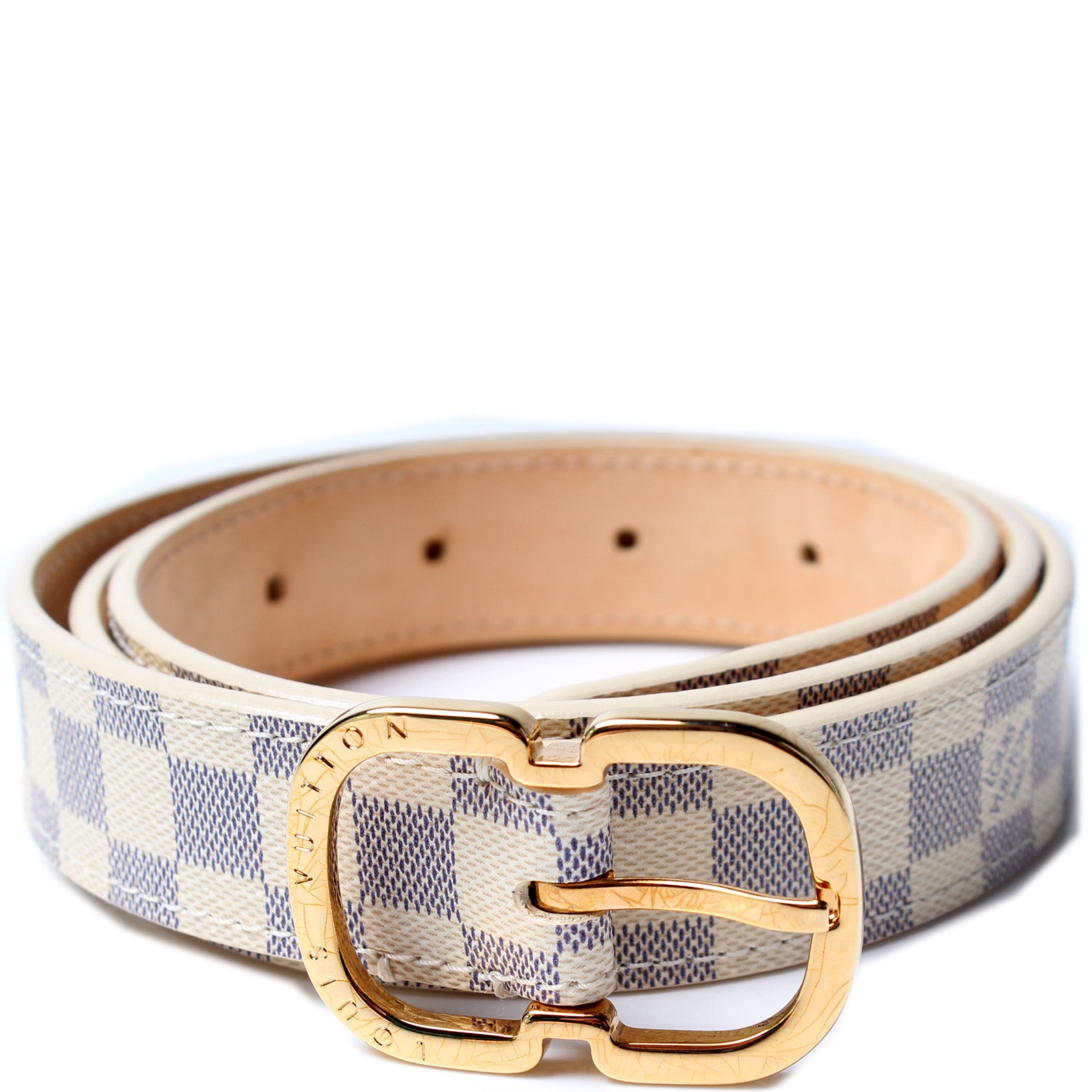 Louis Vuitton Damier Azur Mini Belt