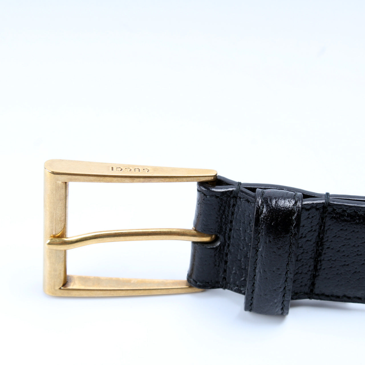 Gucci Bee/Star Leather Belt