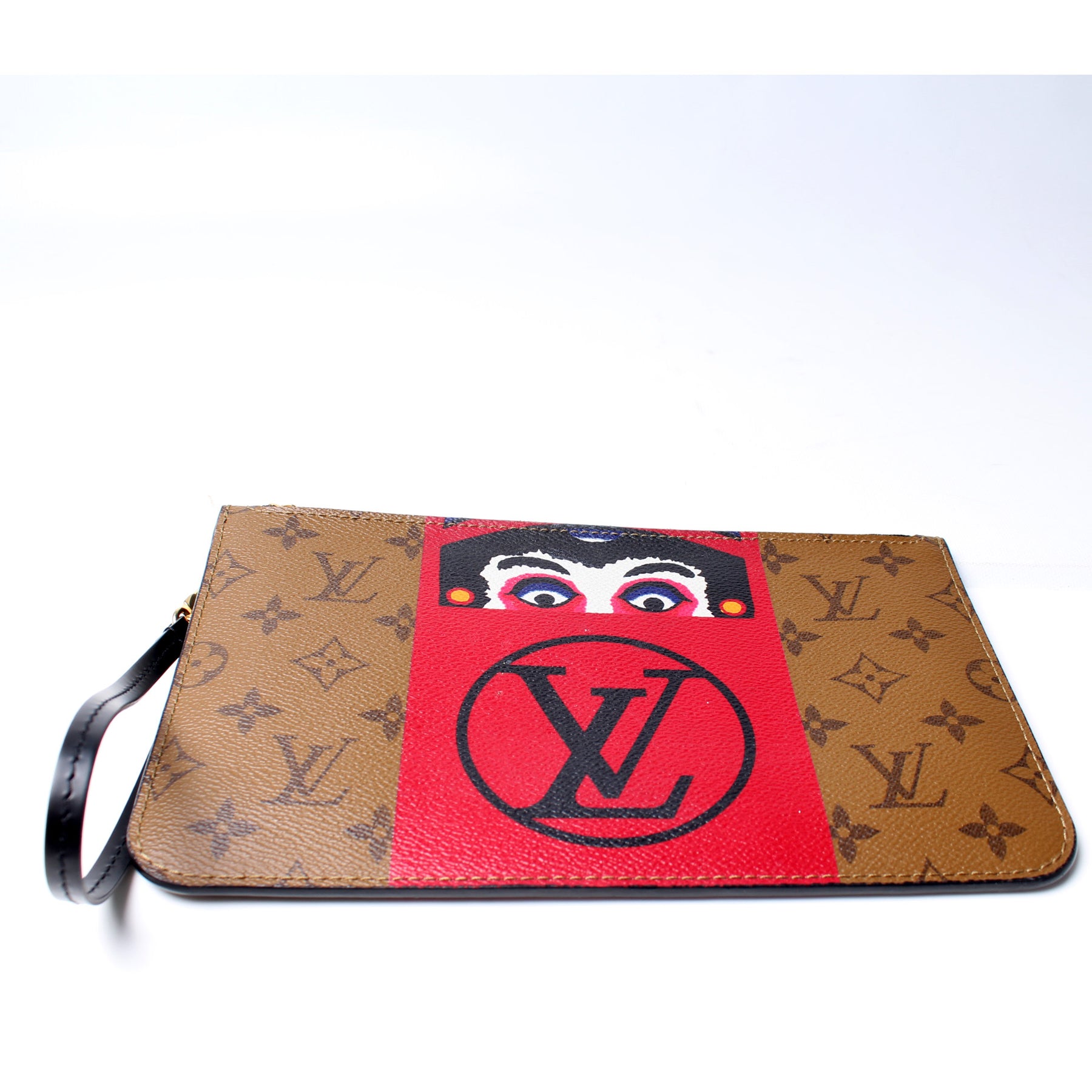 Louis Vuitton Neverfull Pochette Limited Edition Kabuki Monogram