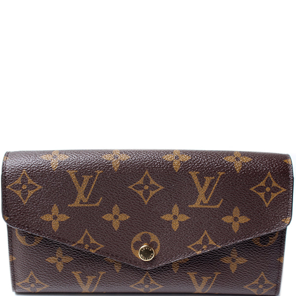 Sarah Wallet Giant Monogram Reverse – Keeks Designer Handbags