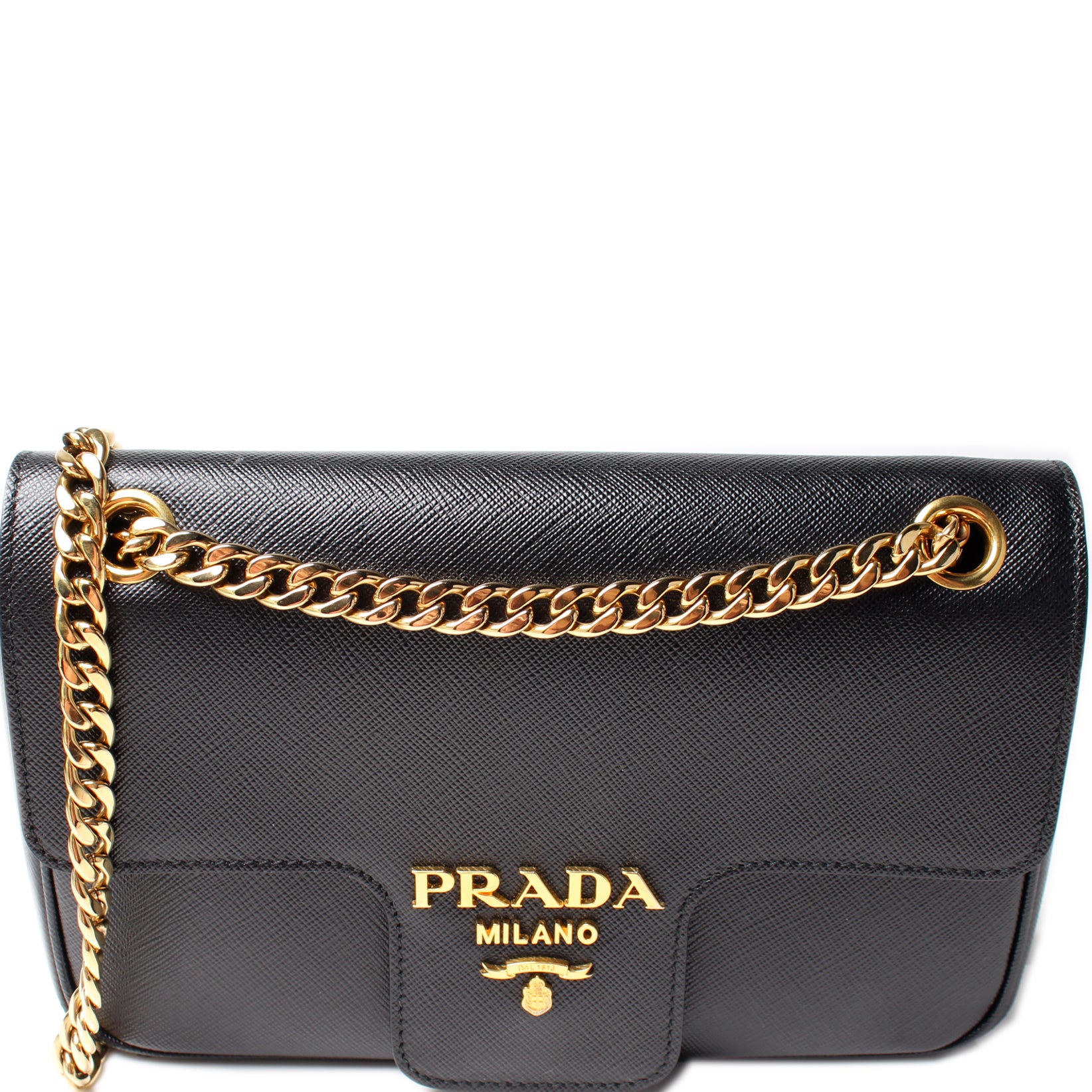 Prada Pattina Saffiano Crossbody Bag