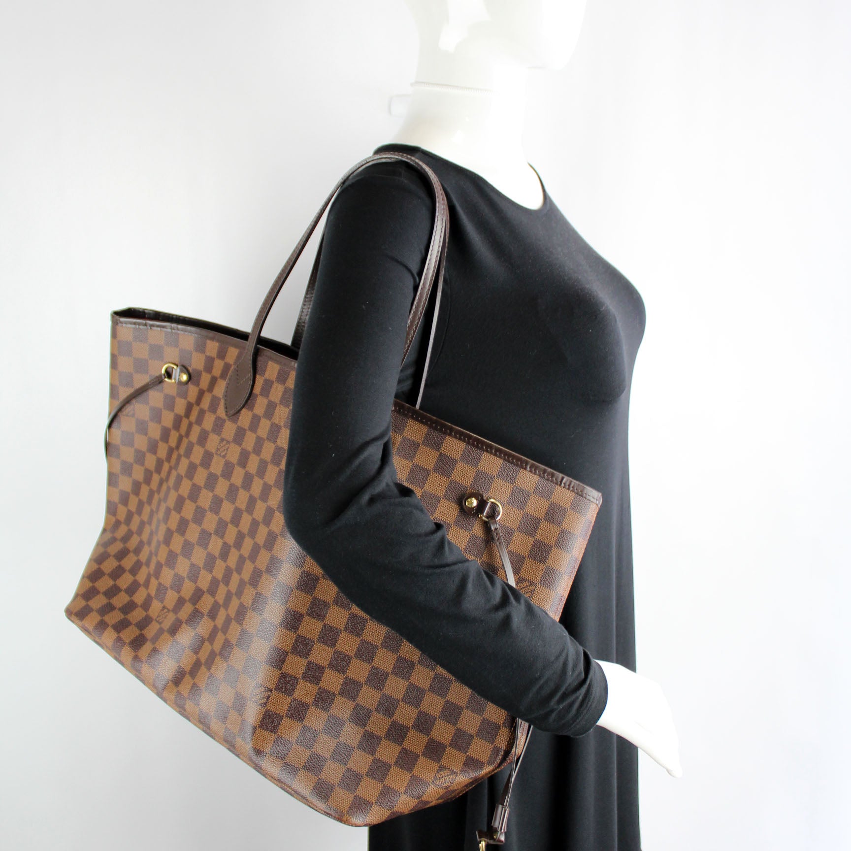 Neverfull GM Damier Ebene – Keeks Designer Handbags
