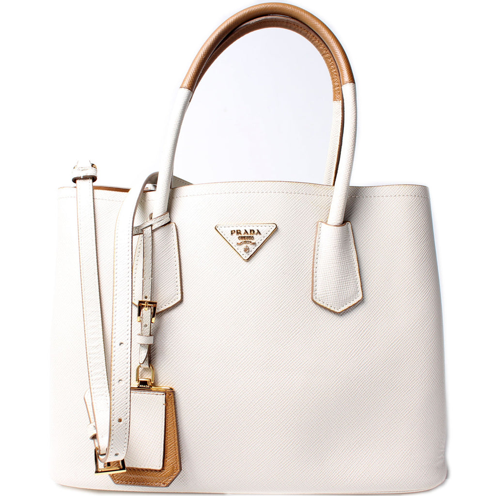 Prada Women's Saffiano Double Handbag