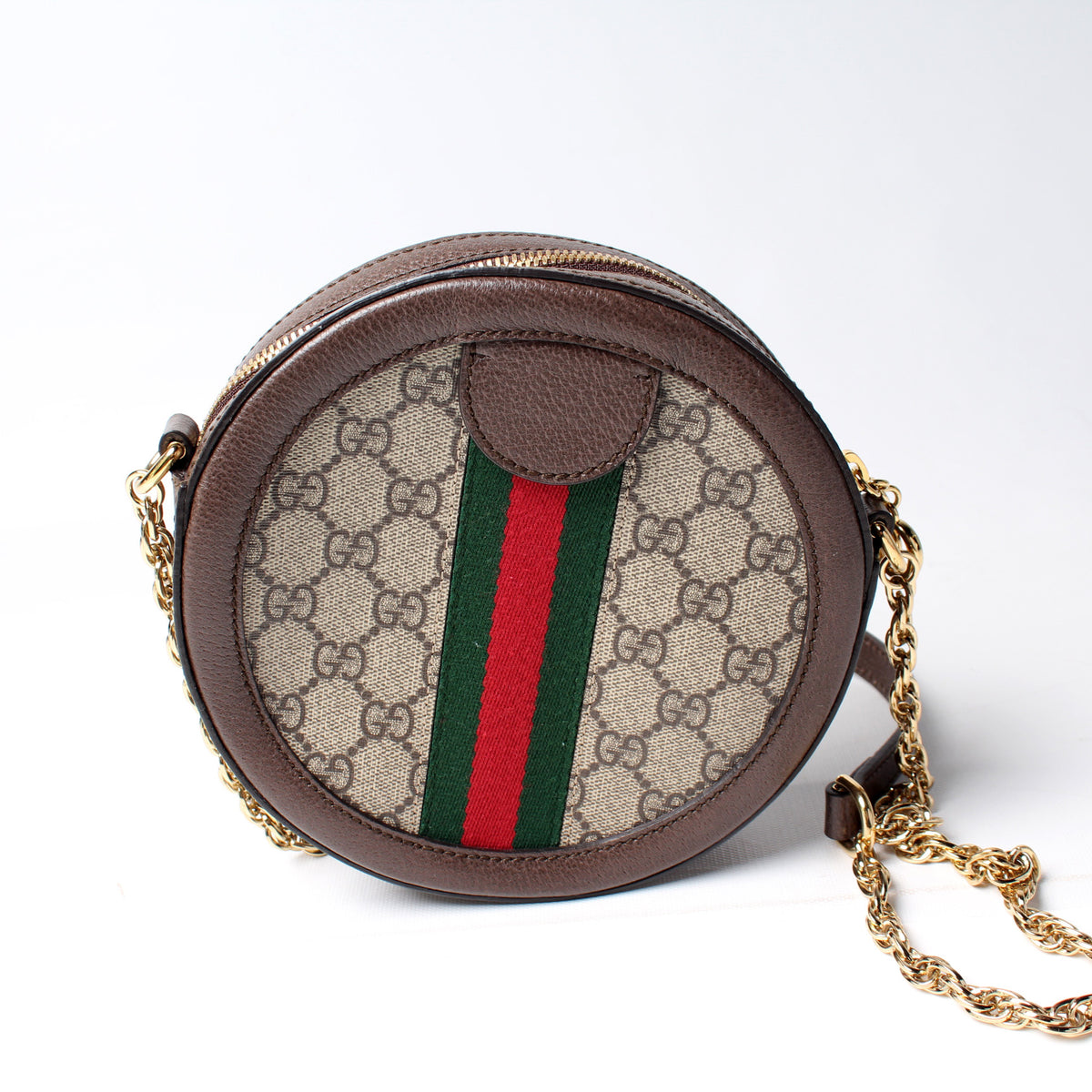 550618 Ophidia GG Supreme Round Small Crossbody – Keeks Designer Handbags