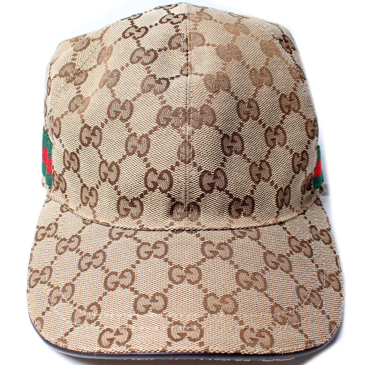 200035 GG Canvas Web Hat Size Small