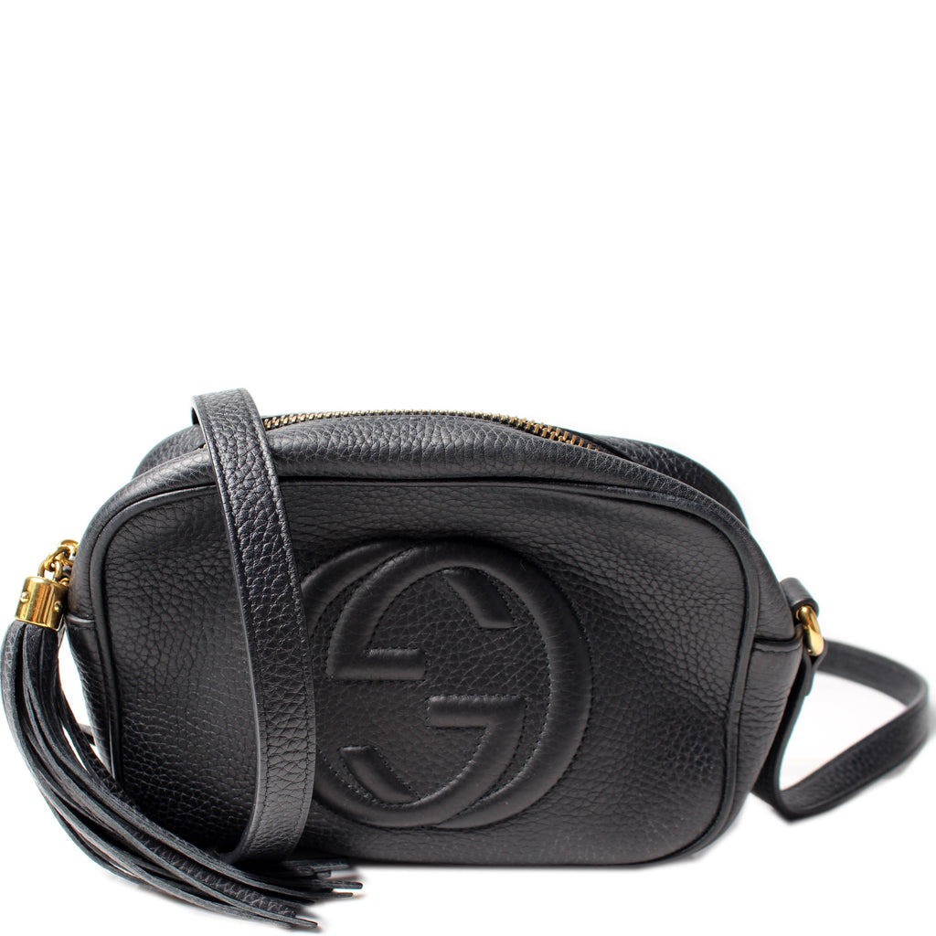 Gucci Soho Disco Medium Bag in Black