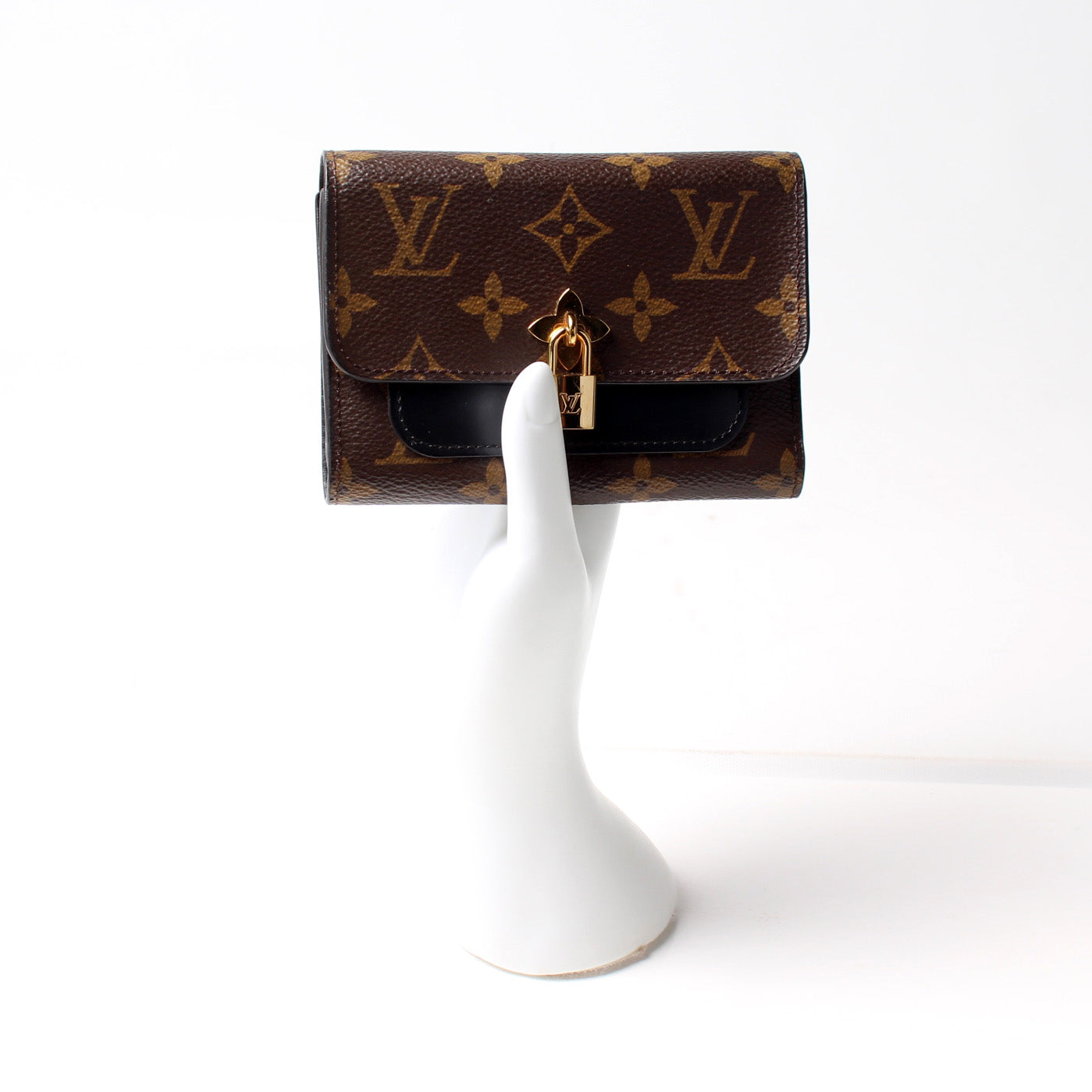 Louis Vuitton Monogram Canvas Flower Compact Wallet