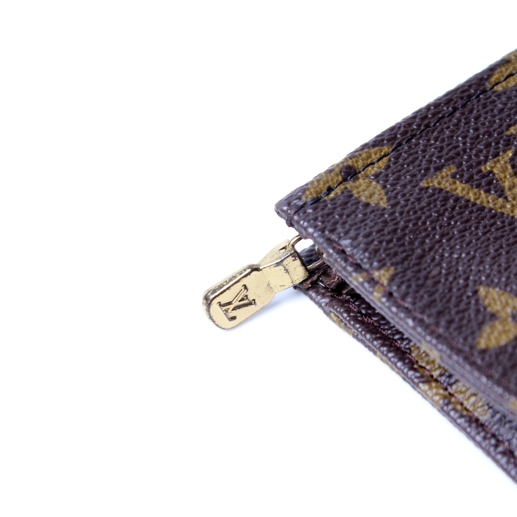 Louis Vuitton Brown Poche Toiletry Pouch 15 Toilette 868413 Cosmetic Bag  For Sale at 1stDibs