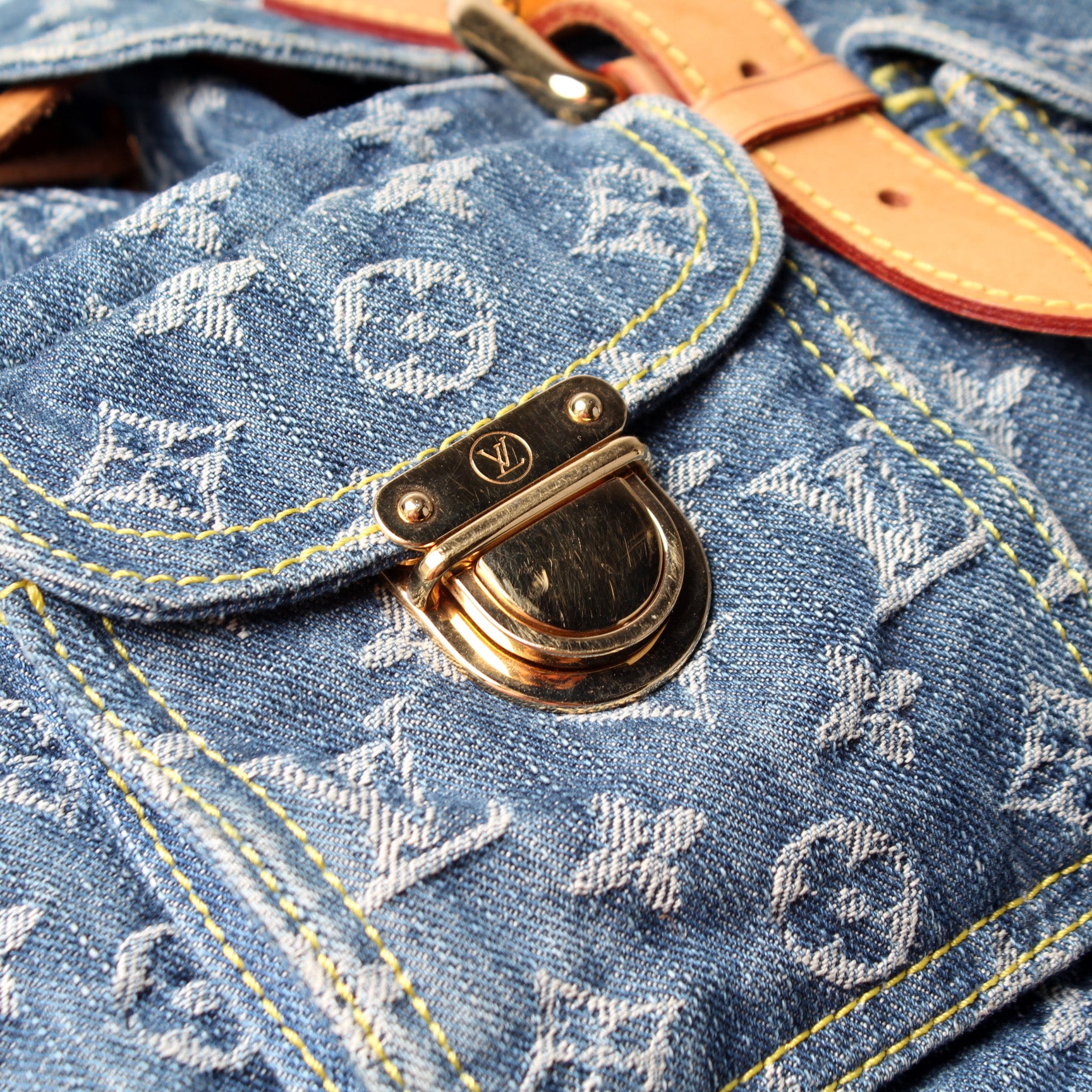 Sac A Dos Denim Backpack – Keeks Designer Handbags