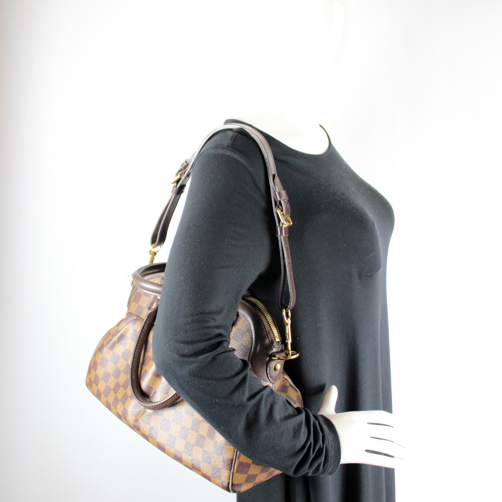 Trevi PM Damier Ebene – Keeks Designer Handbags