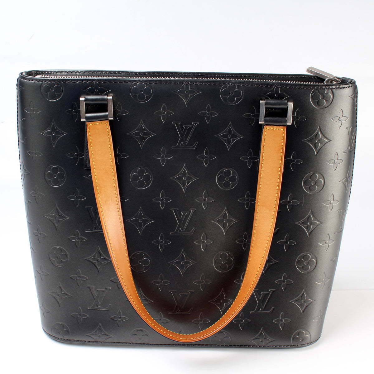 Stockton Monogram Mat Leather – Keeks Designer Handbags