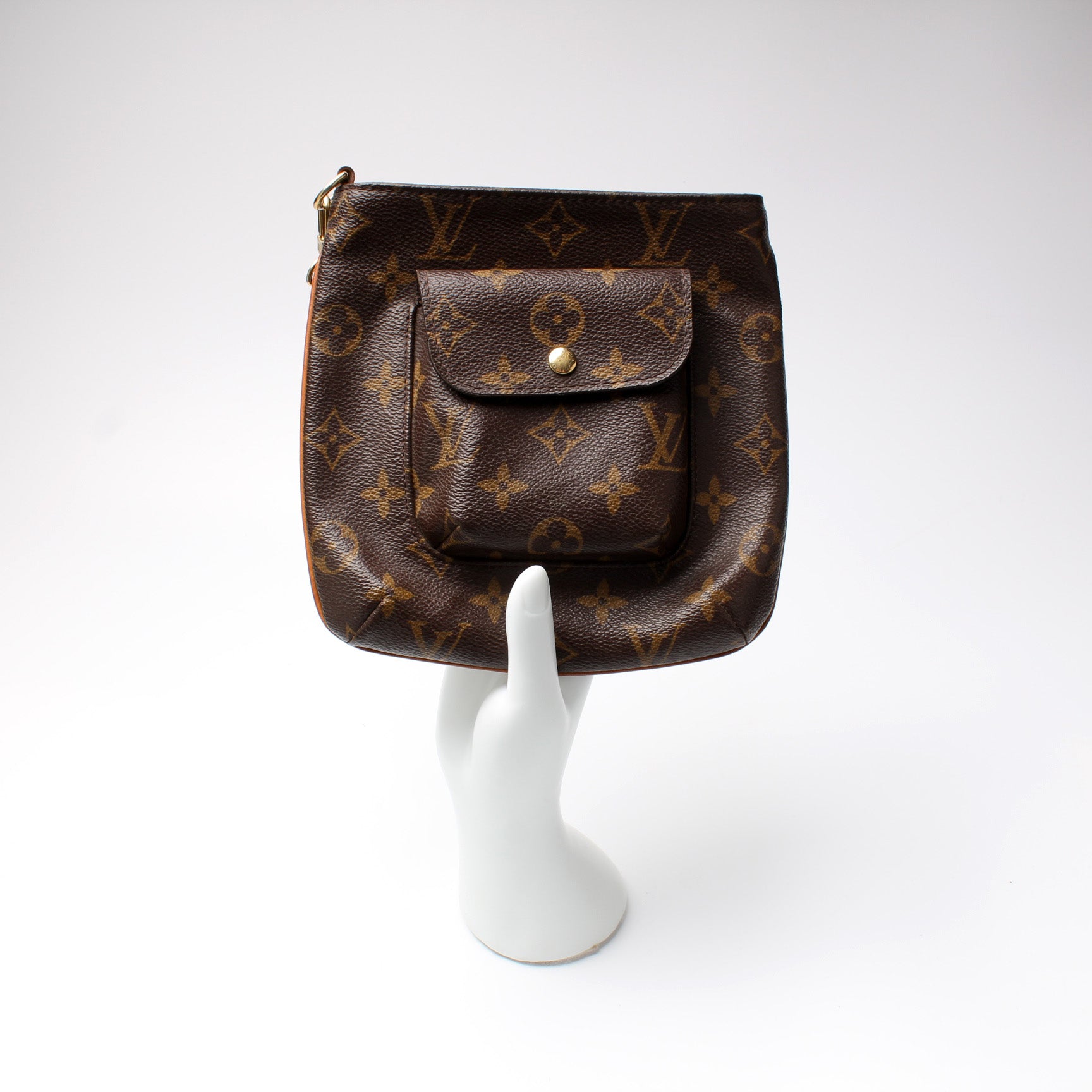 Partition Wristlet Clutch Monogram – Keeks Designer Handbags