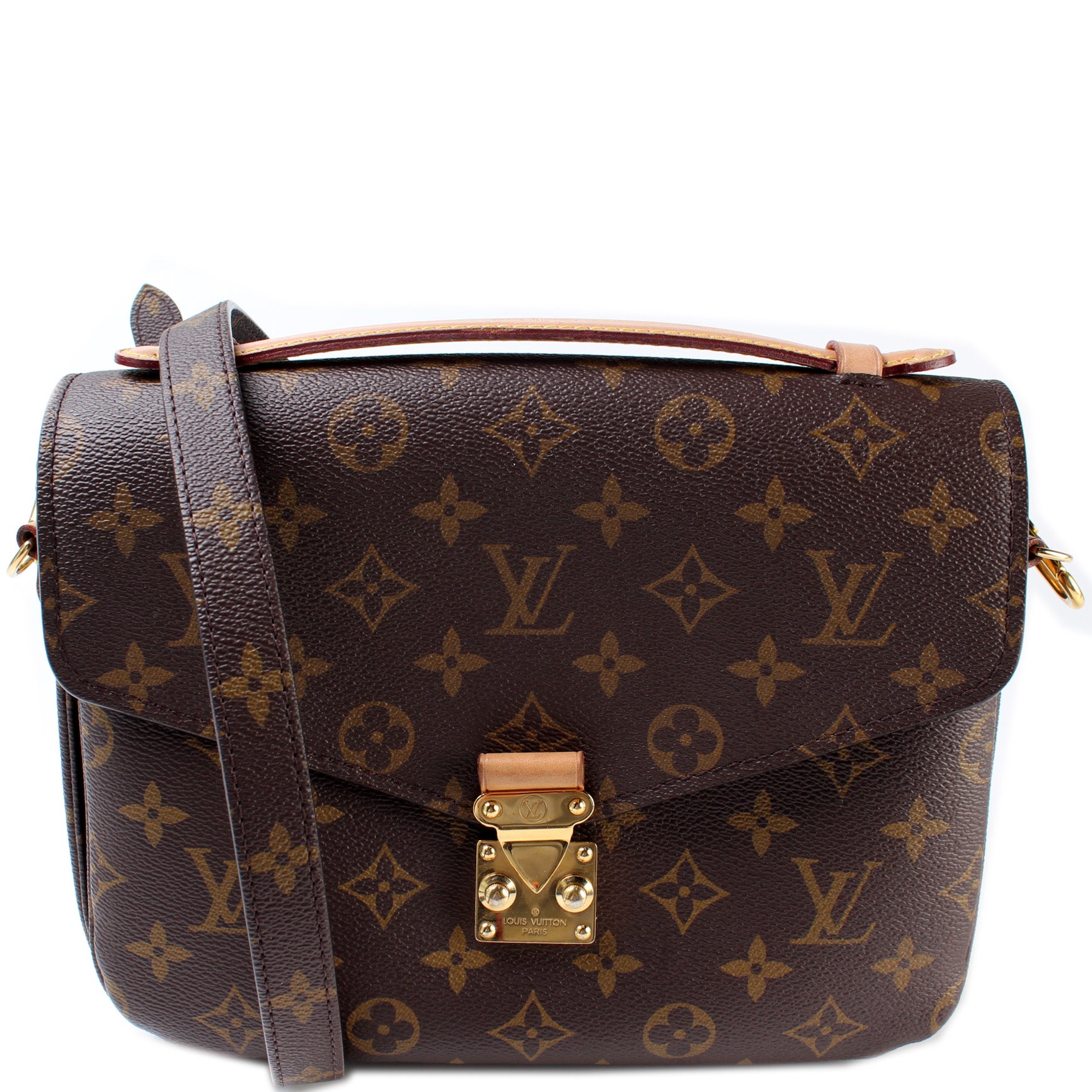 Louis Vuitton - Authenticated Metis Handbag - Cloth Brown Plain for Women, Very Good Condition