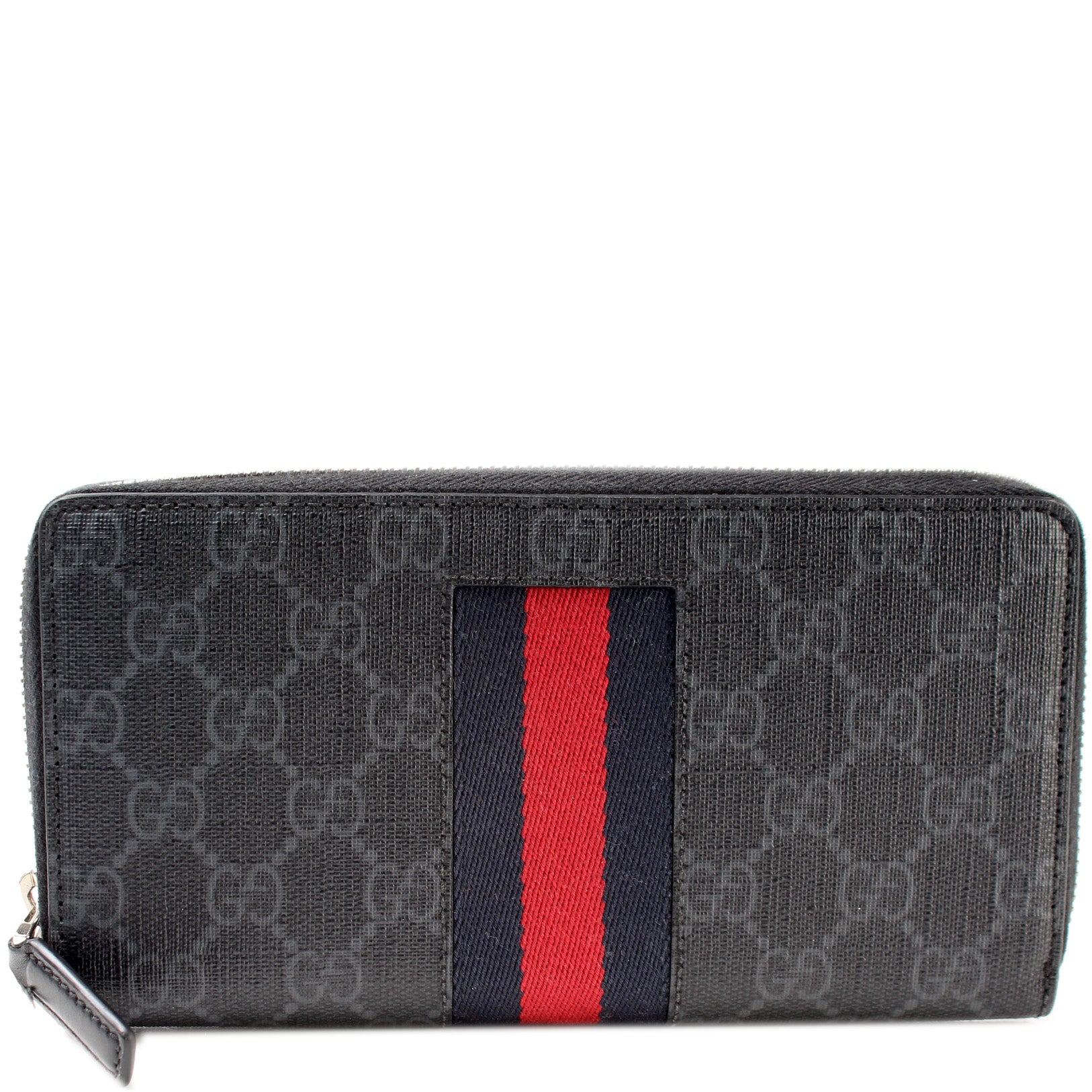 Gucci GG Supreme zip around wallet  Zip around wallet, Real leather wallet,  Bags