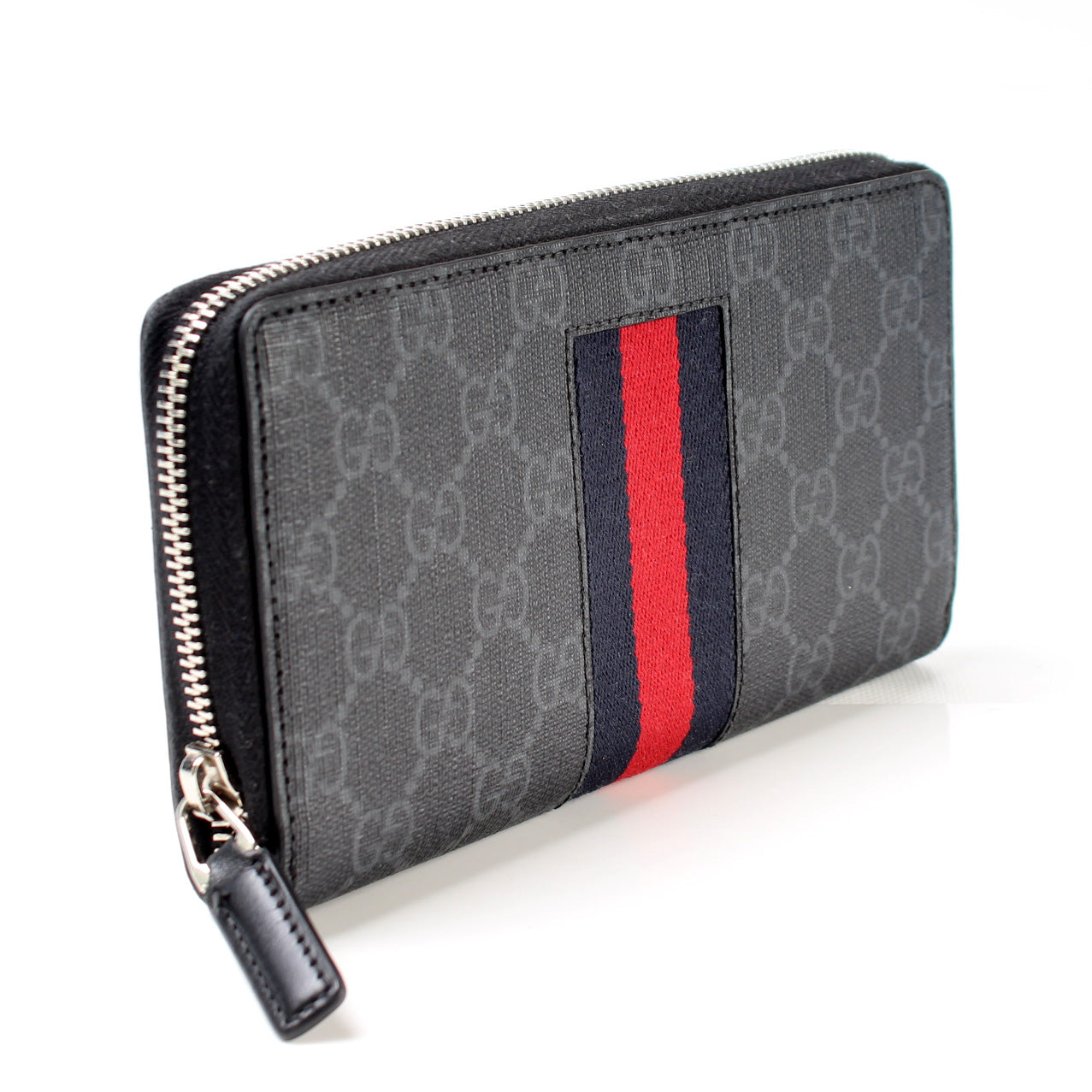 408831 Web GG Supreme Zip Around Wallet – Keeks Designer Handbags