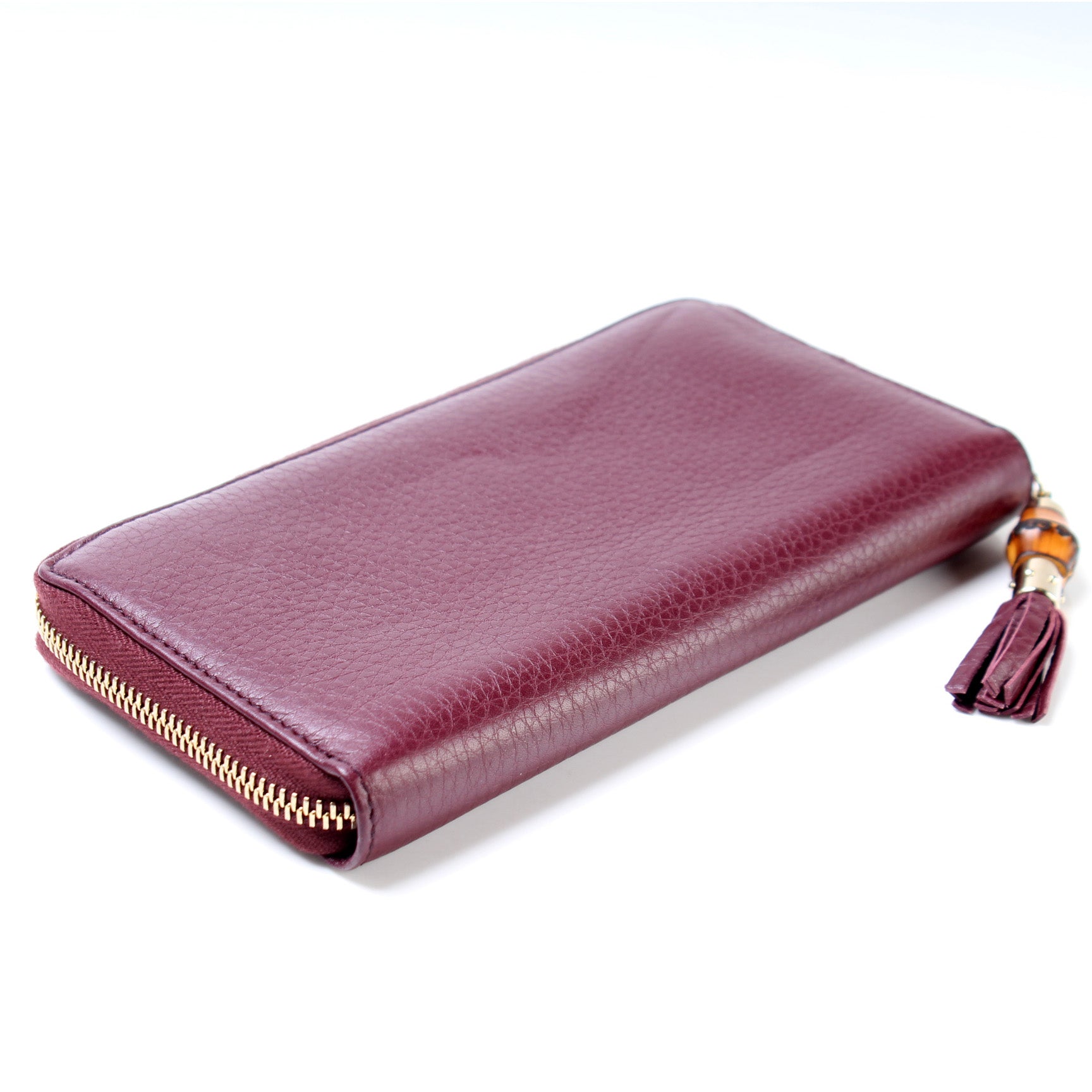 Zip around wallet with bamboo