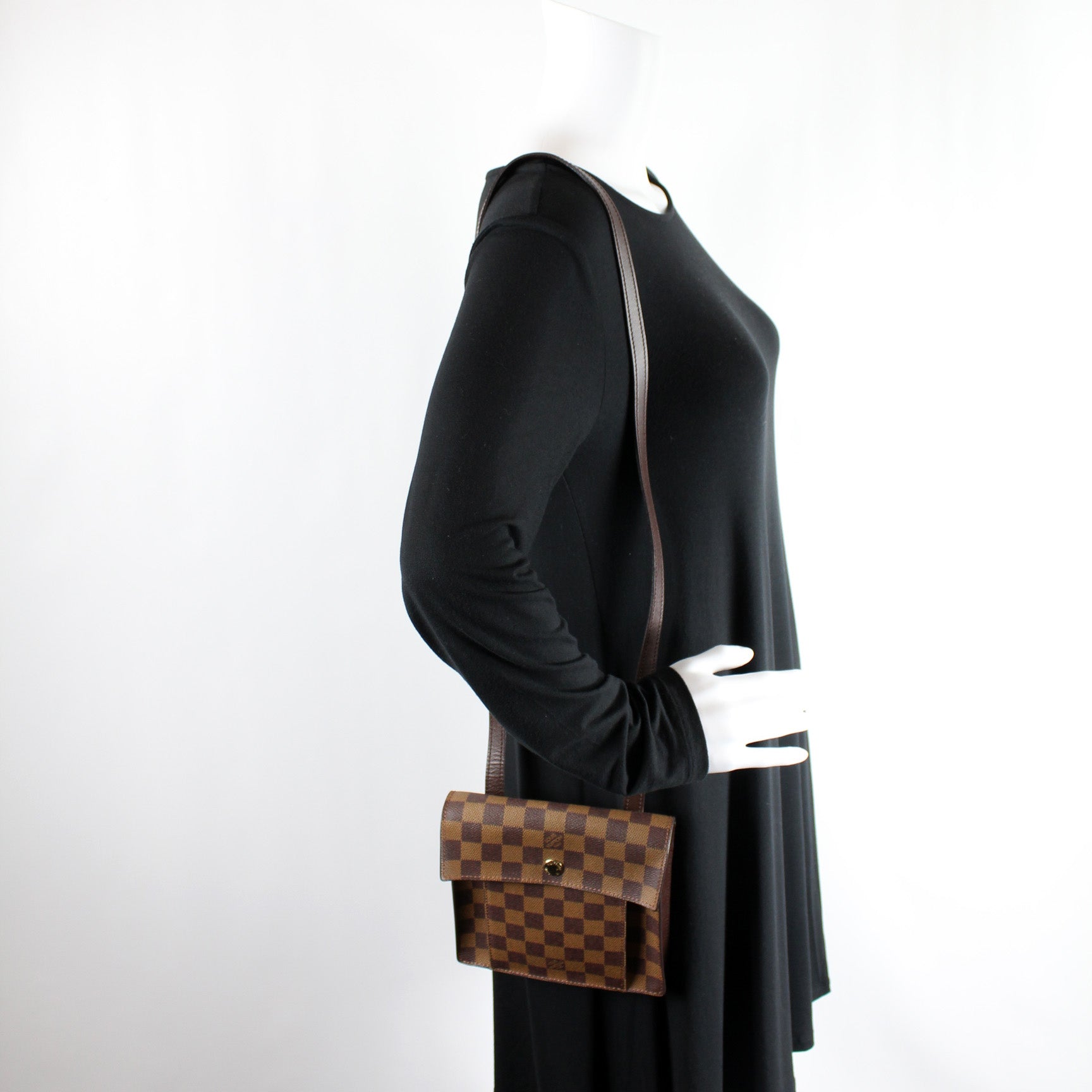 Pimlico Crossbody PM Damier Ebene – Keeks Designer Handbags
