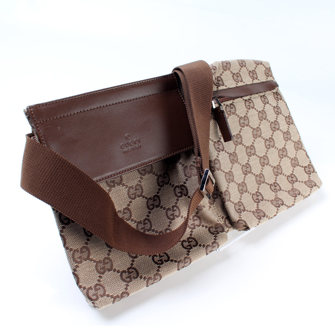 28566 GG Canvas Waist Bag