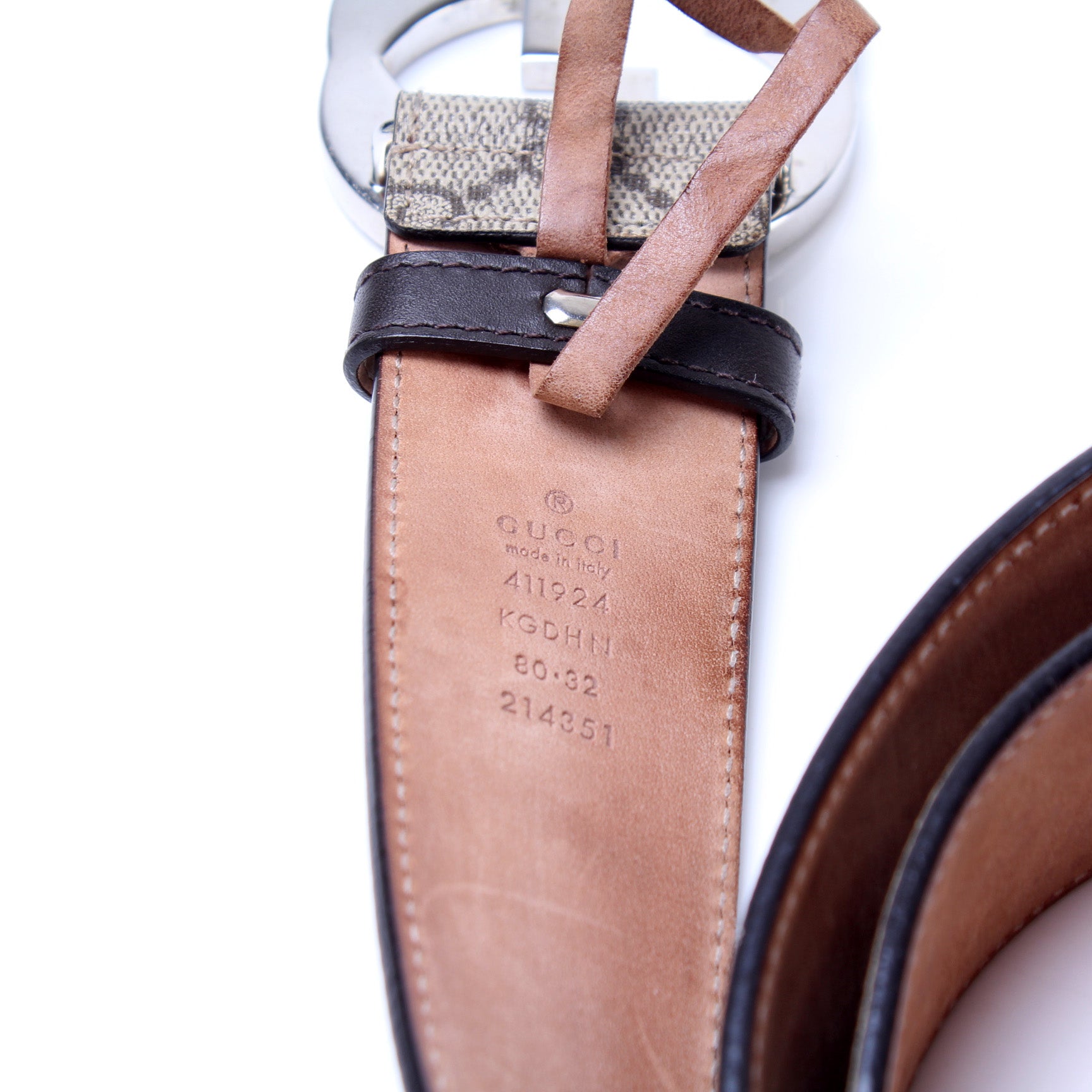 411924 GG Supreme Belt Size 100/40 – Keeks Designer Handbags