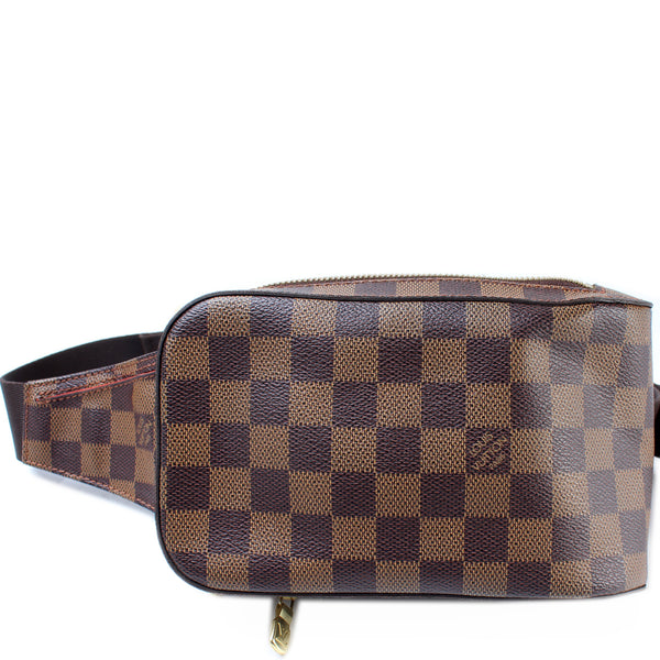 Louis Vuitton, Bags, Louis Vuitton Geronimos Waistbum Bag Damier Canvas  Wred Interior Authentic