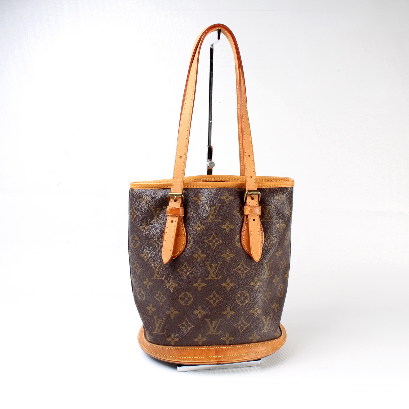Petit Bucket Monogram – Keeks Designer Handbags