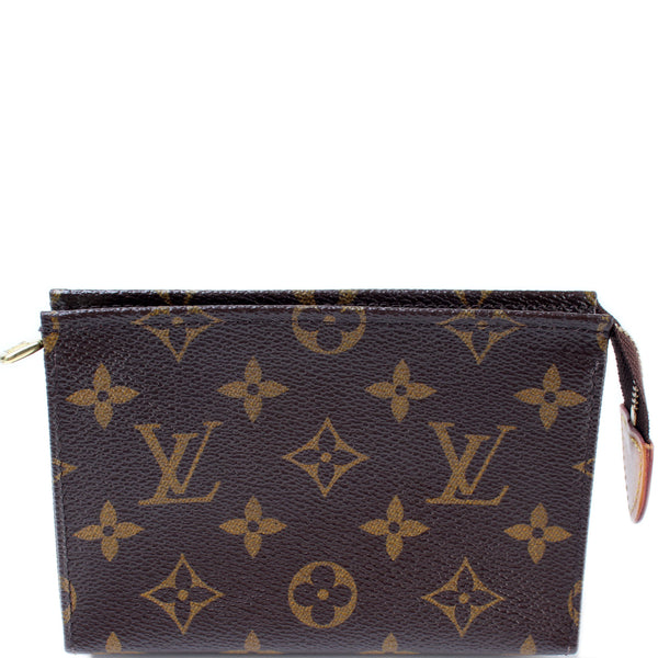 Authentic LOUIS VUITTON Toiletry Pouch 15 Monogram M47546