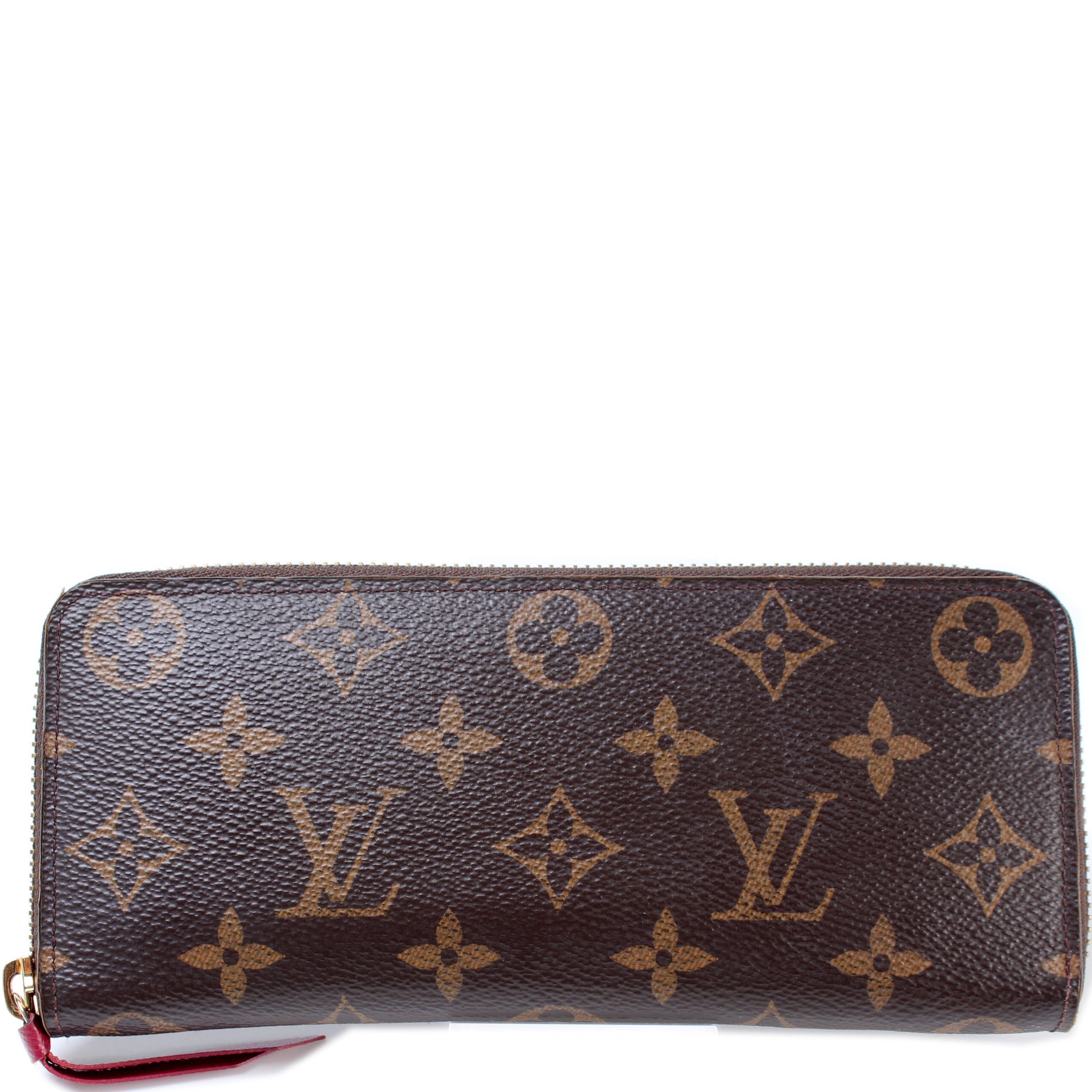 Louis Vuitton Clemence Wallet Monogram Brown/Berry