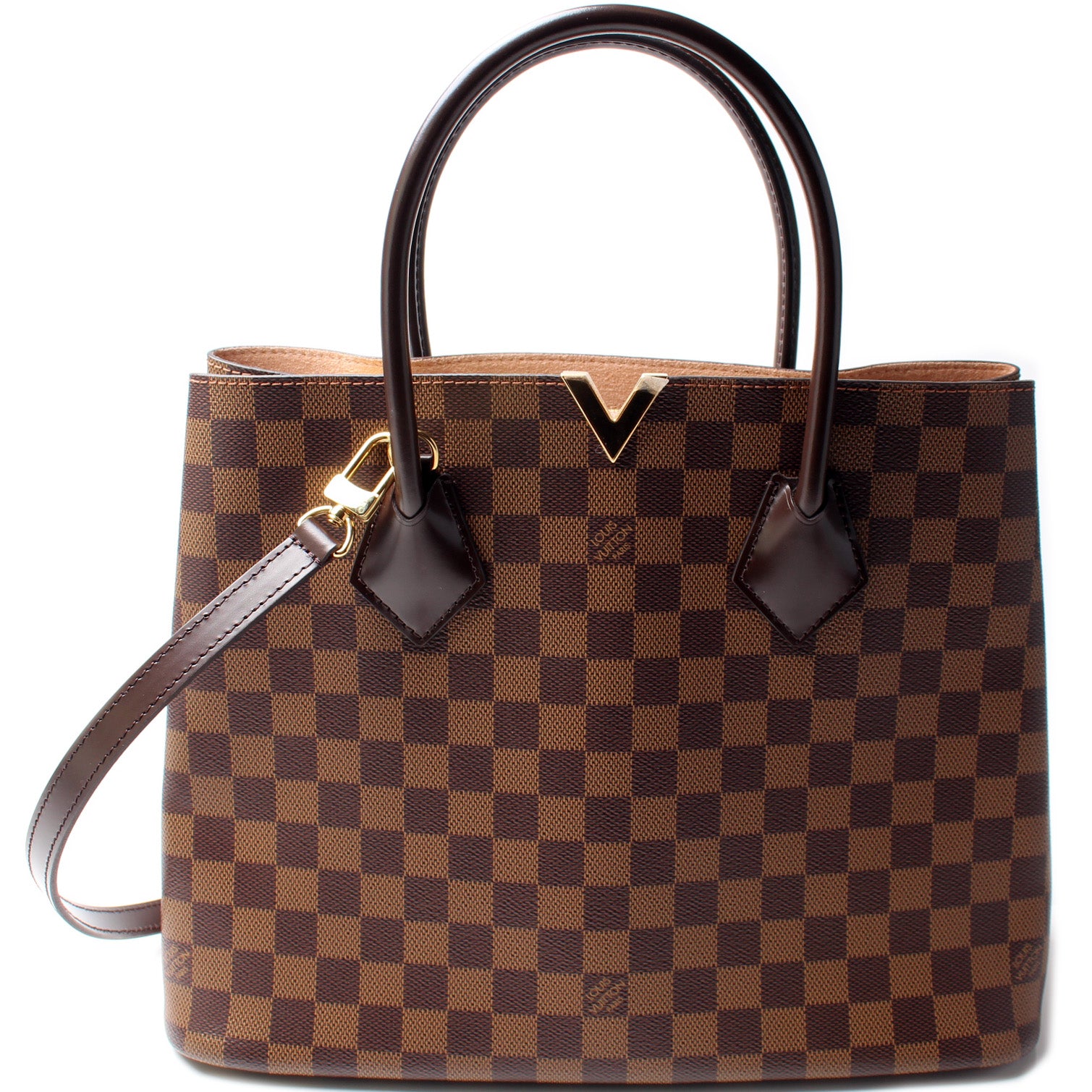 Louis Vuitton Damier Ebene Kensington Tote - Brown Totes, Handbags