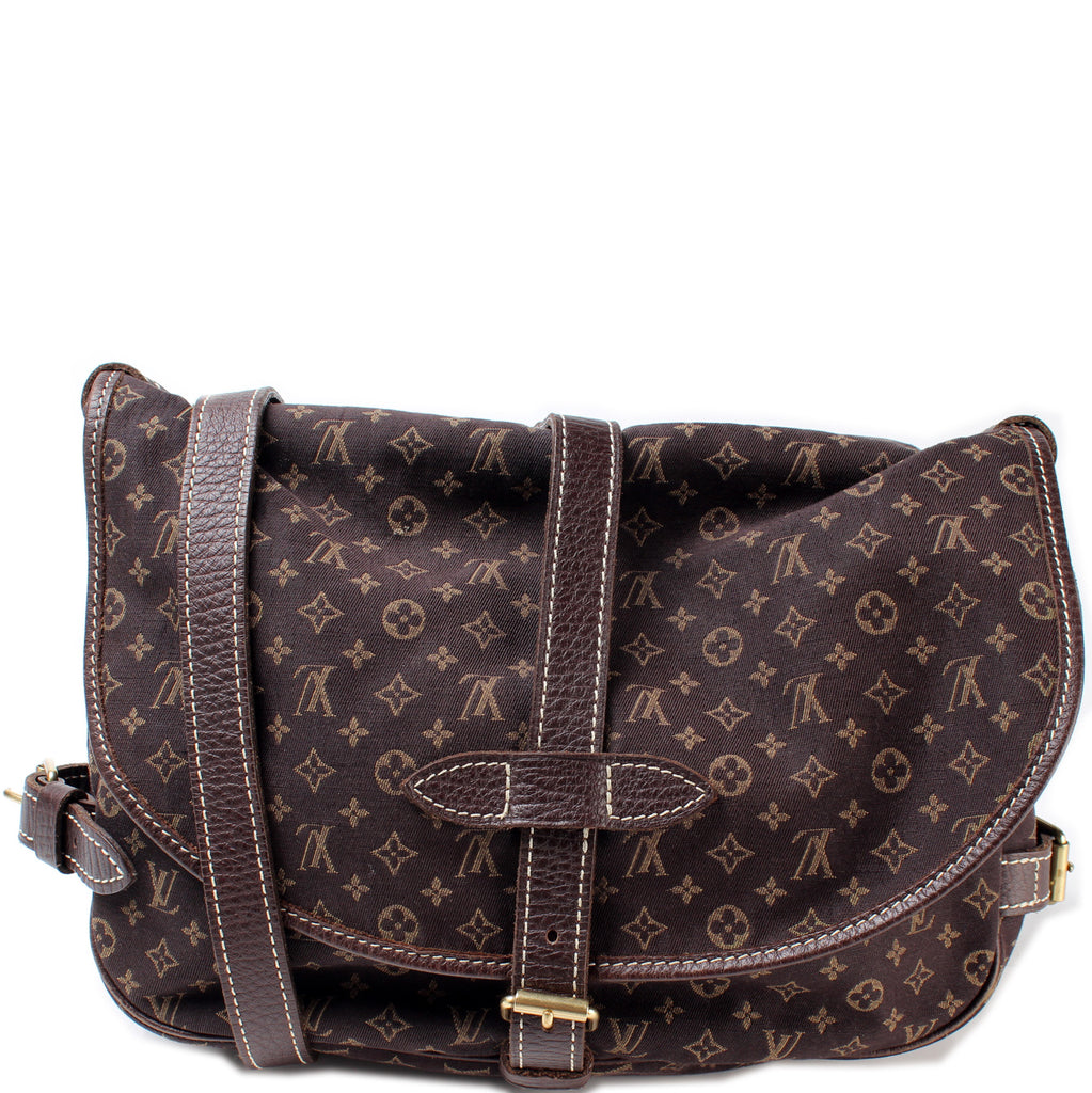 Used louis vuitton mini lin saumur crossbody