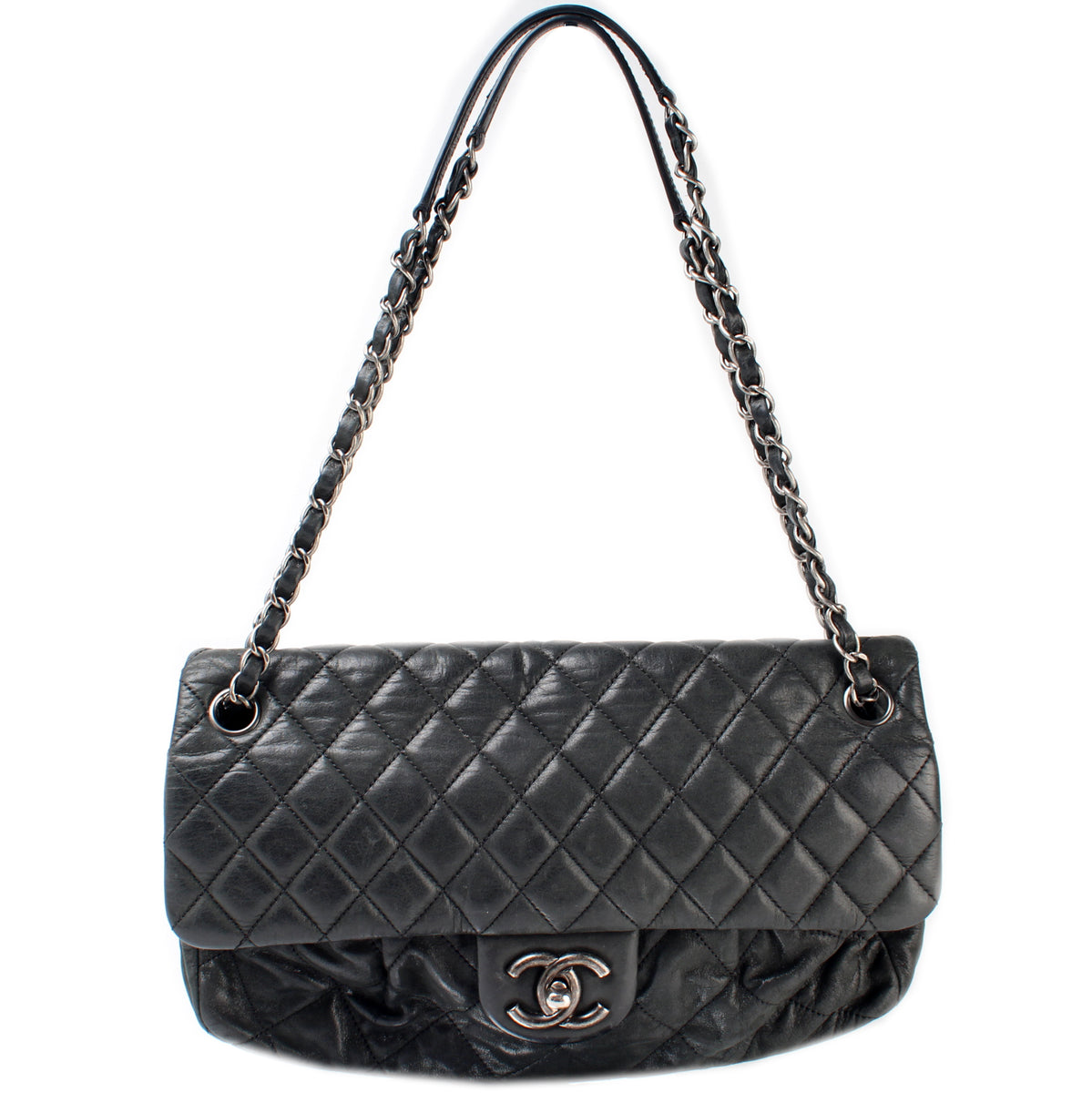 CHANEL COCO PLEATS QUILTED CALFSKIN LARGE HOBO BAG – Caroline's Fashion  Luxuries